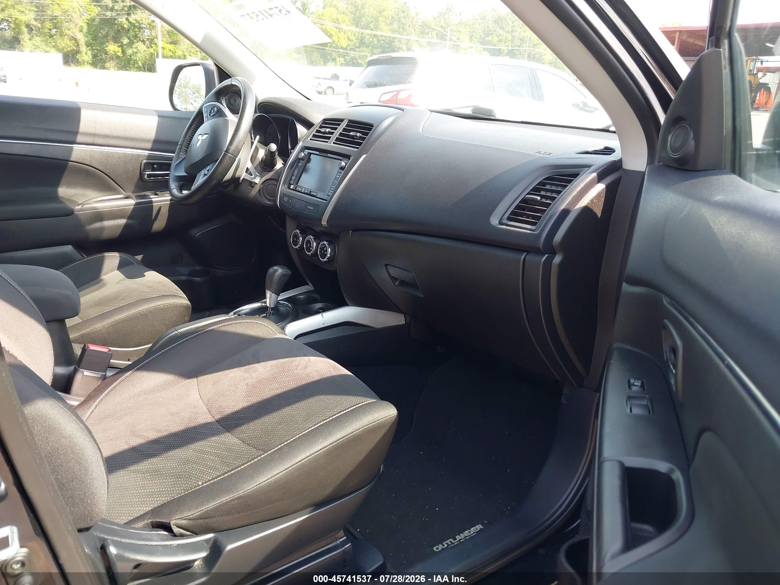2014 Mitsubishi Outlander Sport Se Черный vin: 4A4AR4AU2EE026993