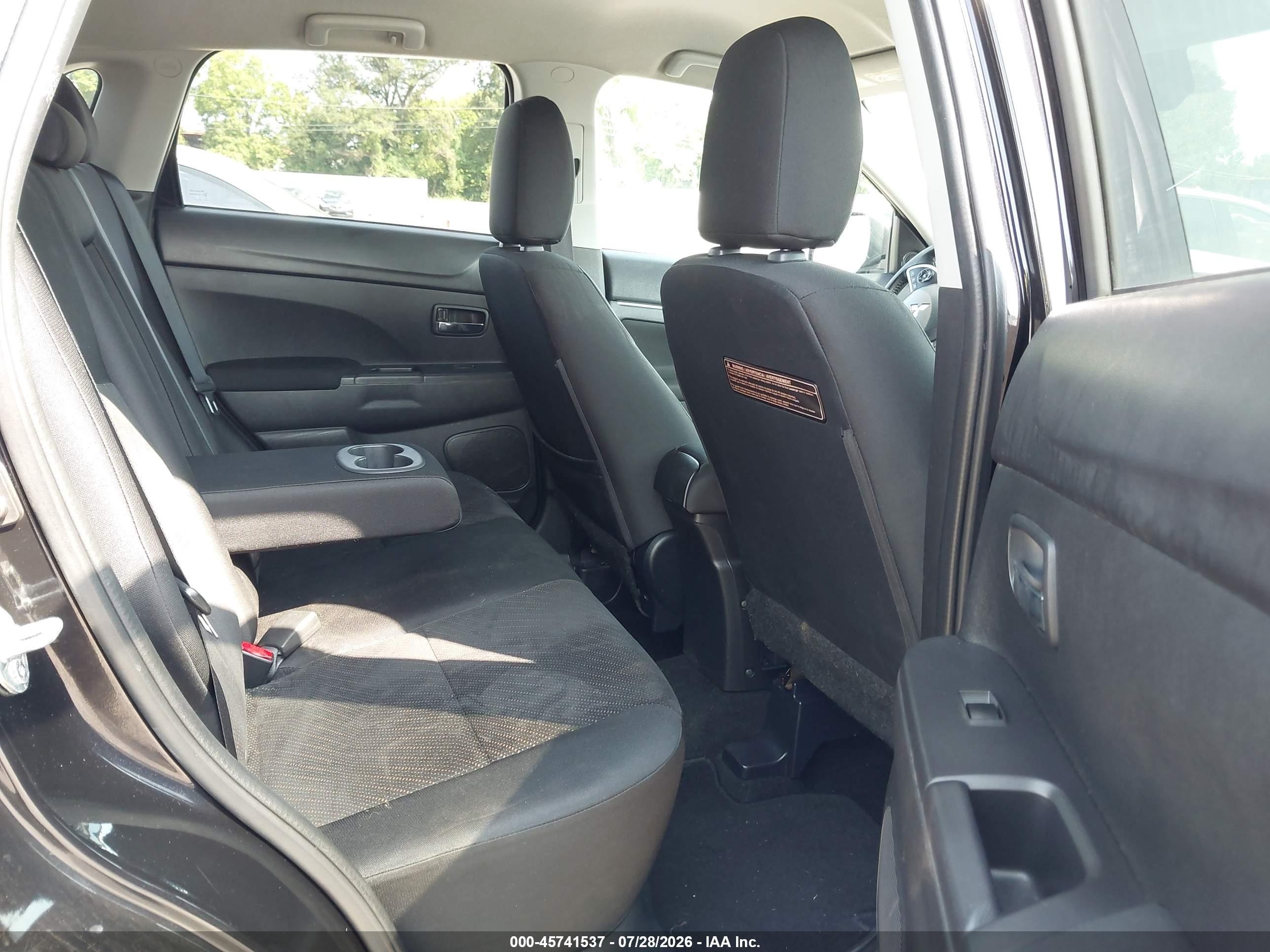 2014 Mitsubishi Outlander Sport Se Черный vin: 4A4AR4AU2EE026993