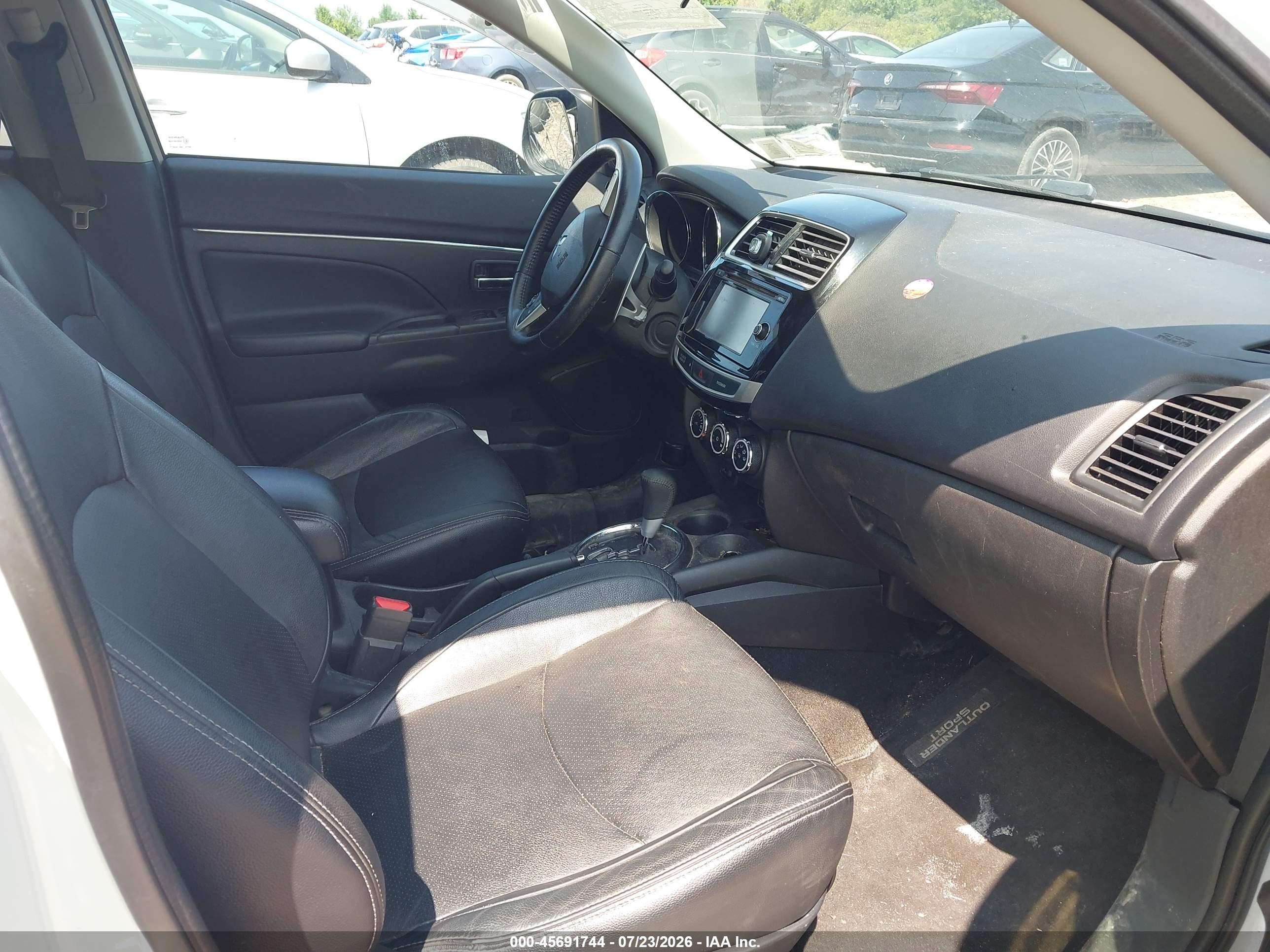 2015 Mitsubishi Outlander Sport Se White vin: 4A4AR4AU2FE057307