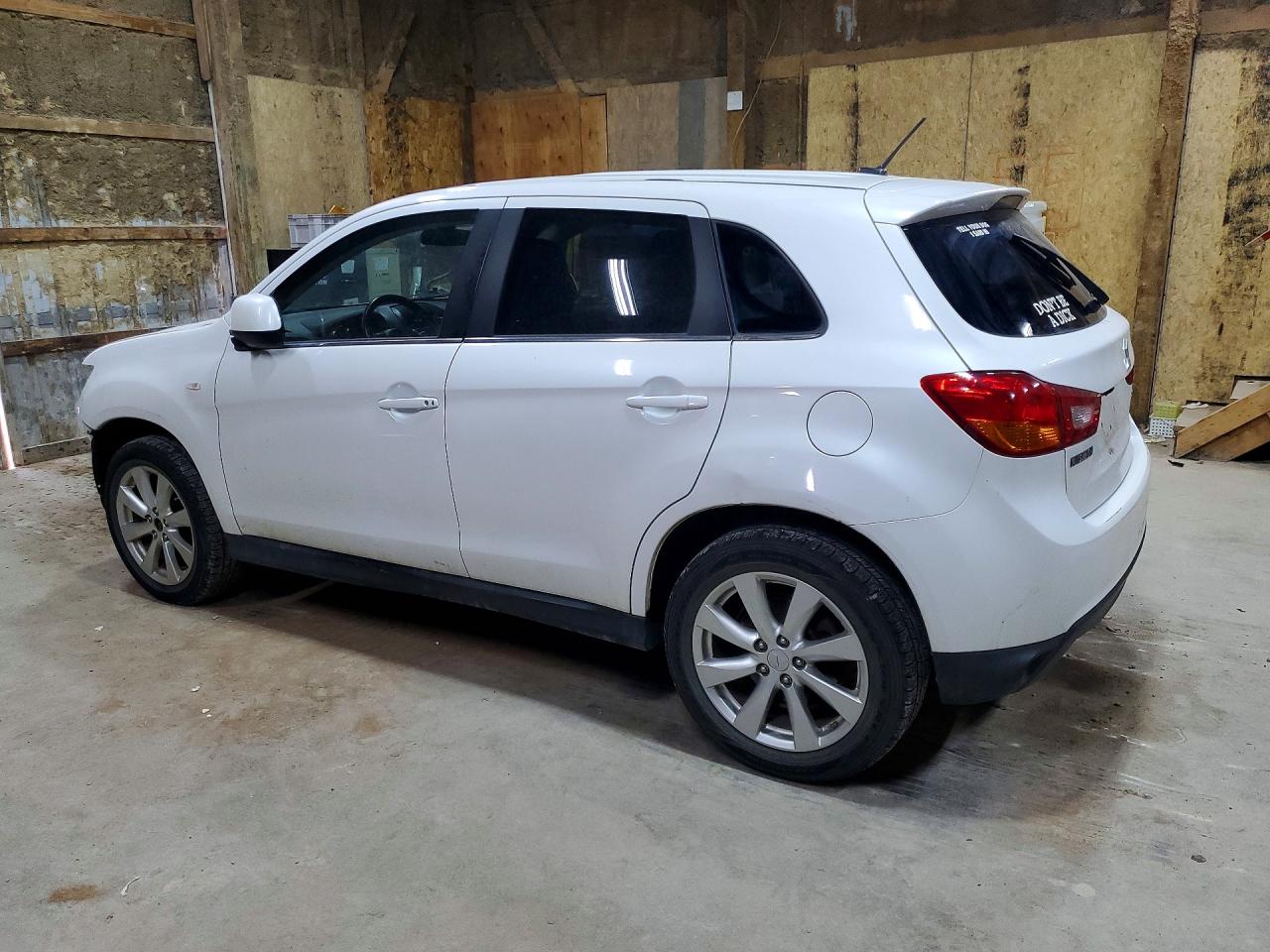 2014 Mitsubishi Outlander Sport Se White vin: 4A4AR4AU3EE015629
