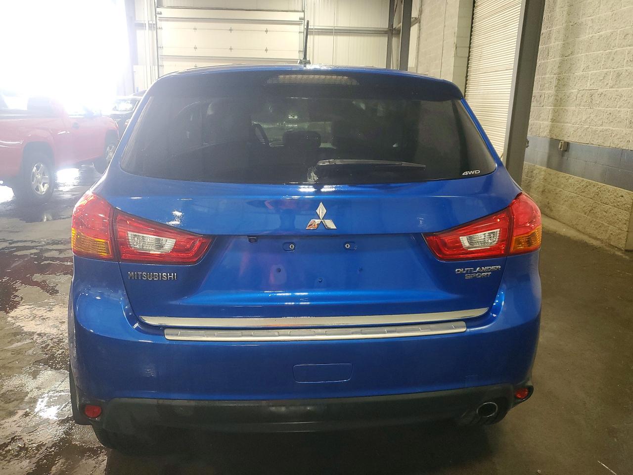 2015 Mitsubishi Outlander Sport Se Blue vin: 4A4AR4AU3FE025496