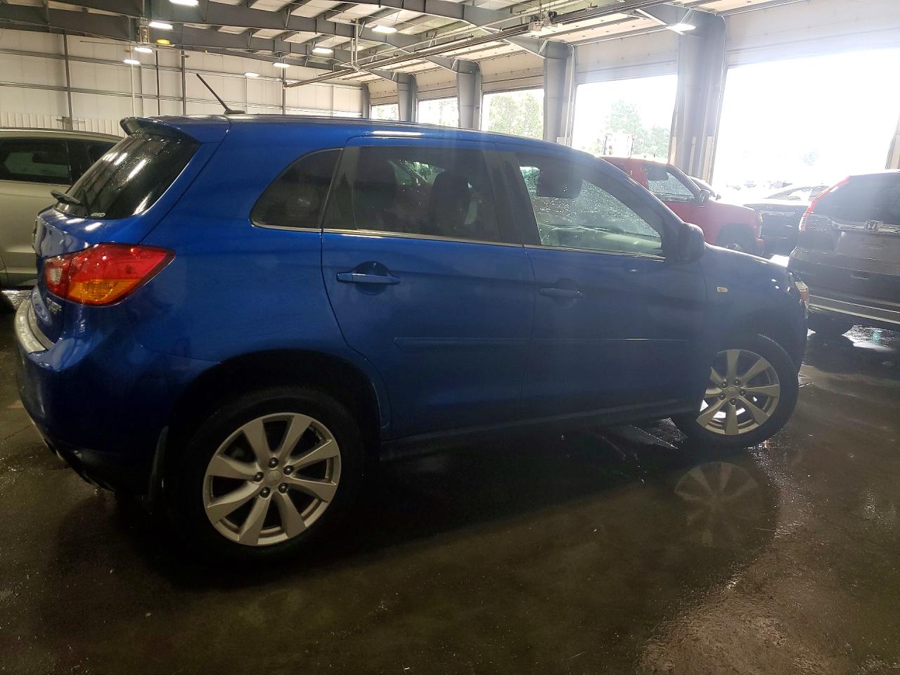 2015 Mitsubishi Outlander Sport Se Blue vin: 4A4AR4AU3FE025496