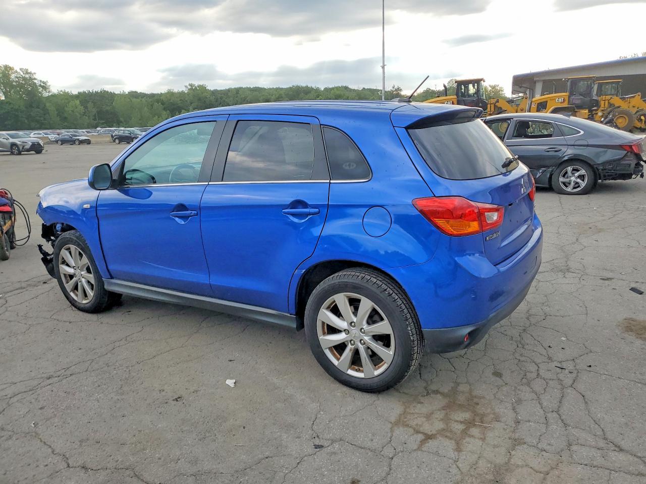 2015 Mitsubishi Outlander Sport Se Blue vin: 4A4AR4AU3FE046901