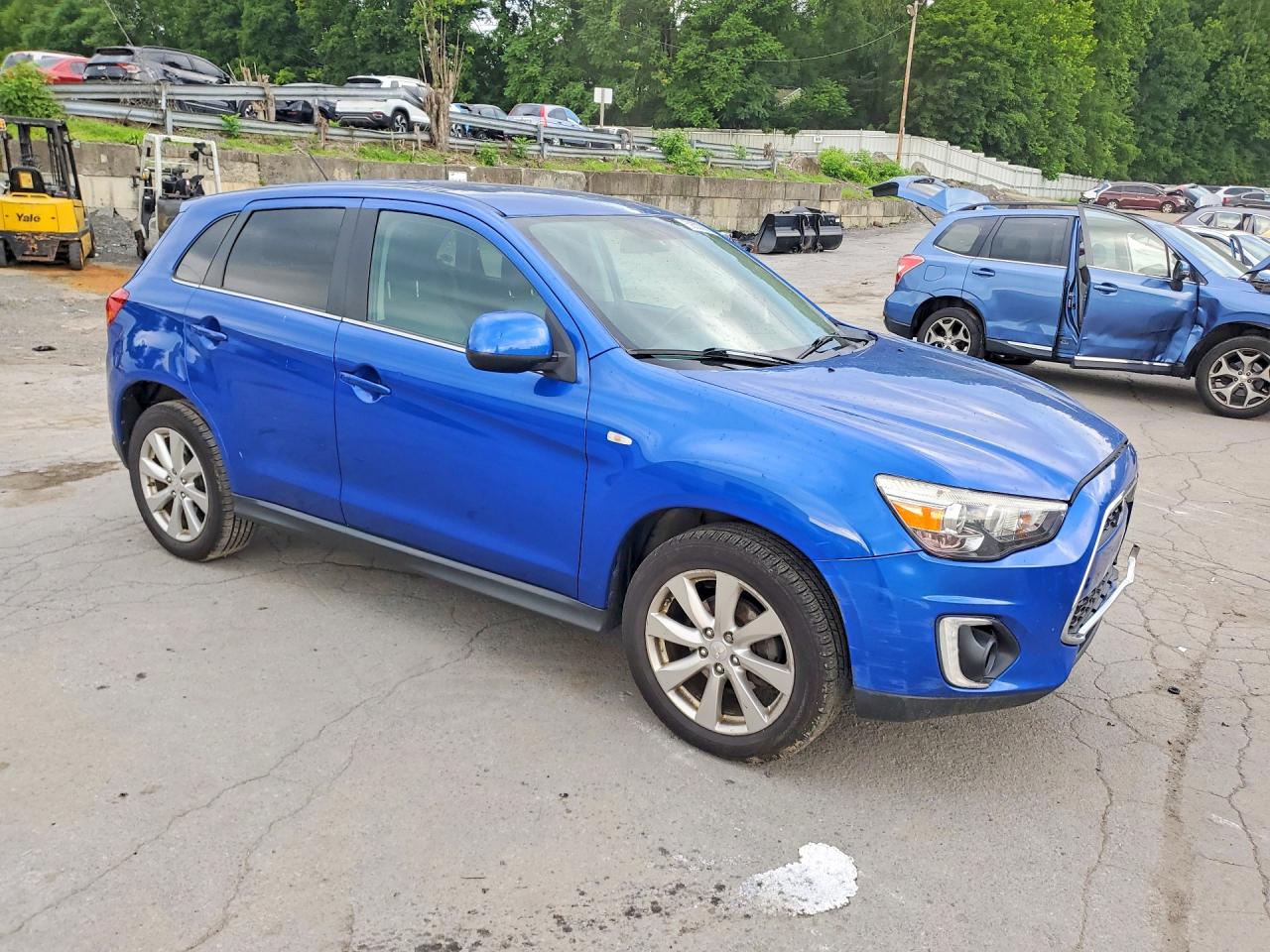 2015 Mitsubishi Outlander Sport Se Blue vin: 4A4AR4AU3FE046901