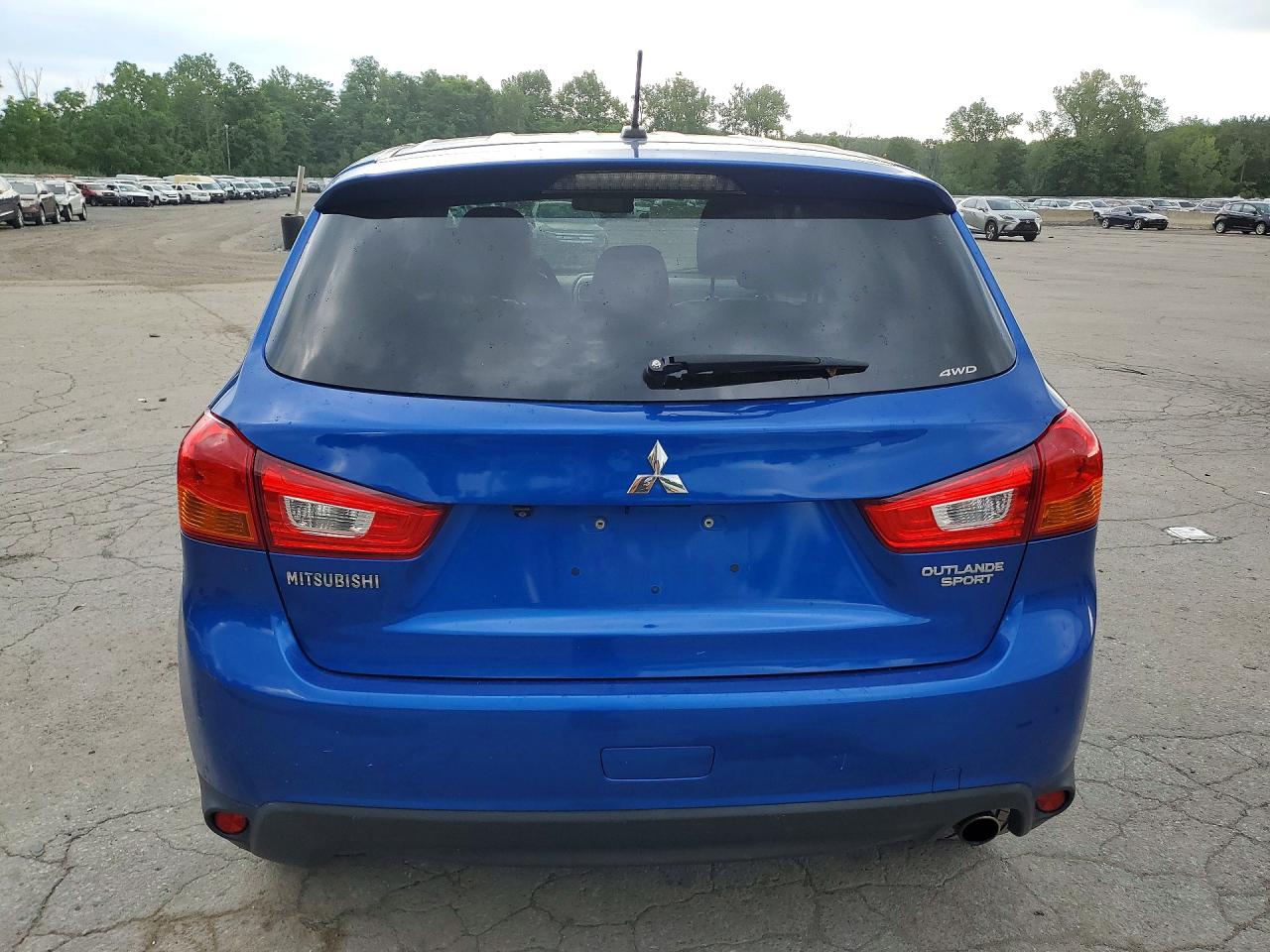 2015 Mitsubishi Outlander Sport Se Blue vin: 4A4AR4AU3FE046901