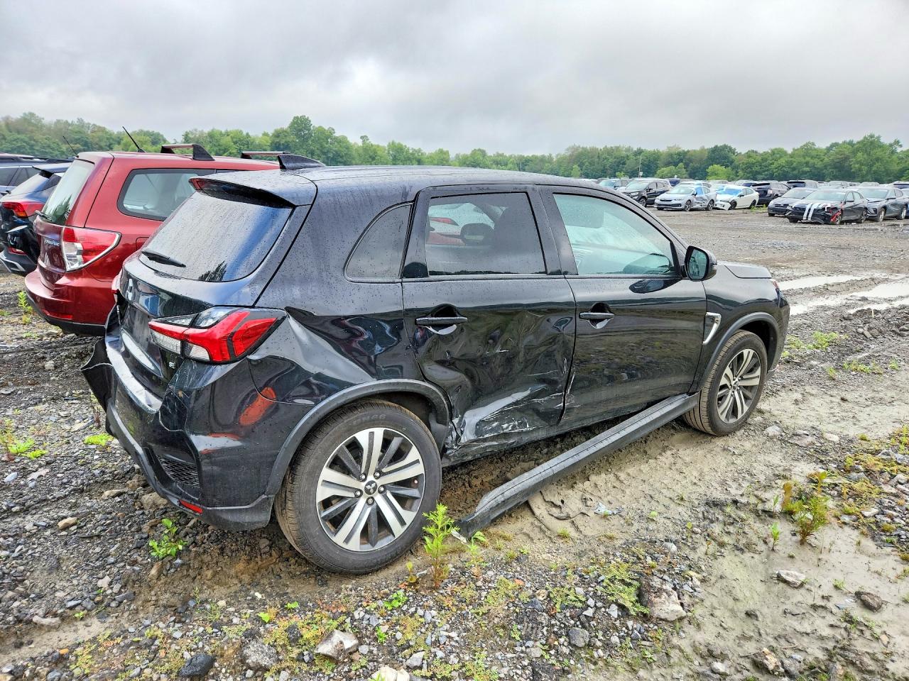 2015 Mitsubishi Outlander Sport Se Black vin: 4A4AR4AU3FE050270