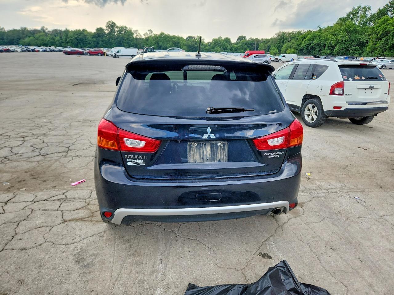 2015 Mitsubishi Outlander Sport Se Black vin: 4A4AR4AU3FE050270