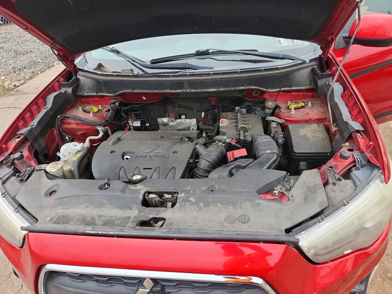 2013 Mitsubishi Outlander Sport Se Red vin: 4A4AR4AU4DE014617