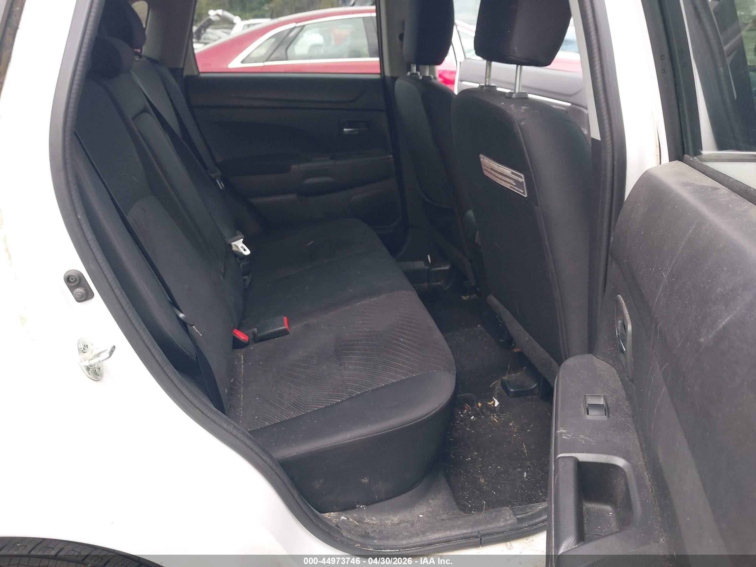 2014 Mitsubishi Outlander Sport Se White vin: 4A4AR4AU4EE018474