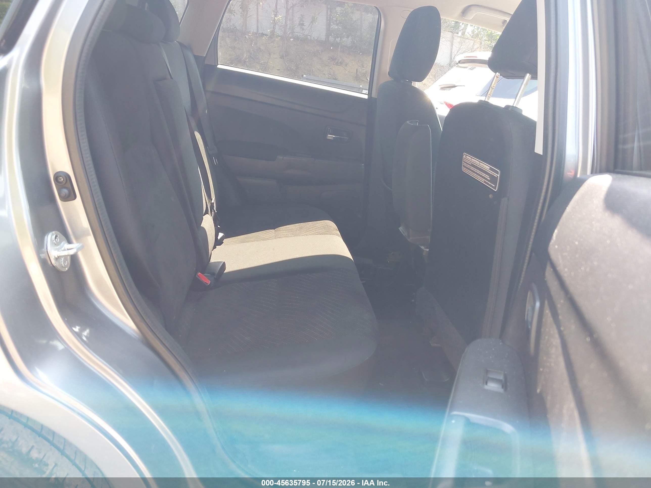 2015 Mitsubishi Outlander Sport Se Gray vin: 4A4AR4AU4FE022882