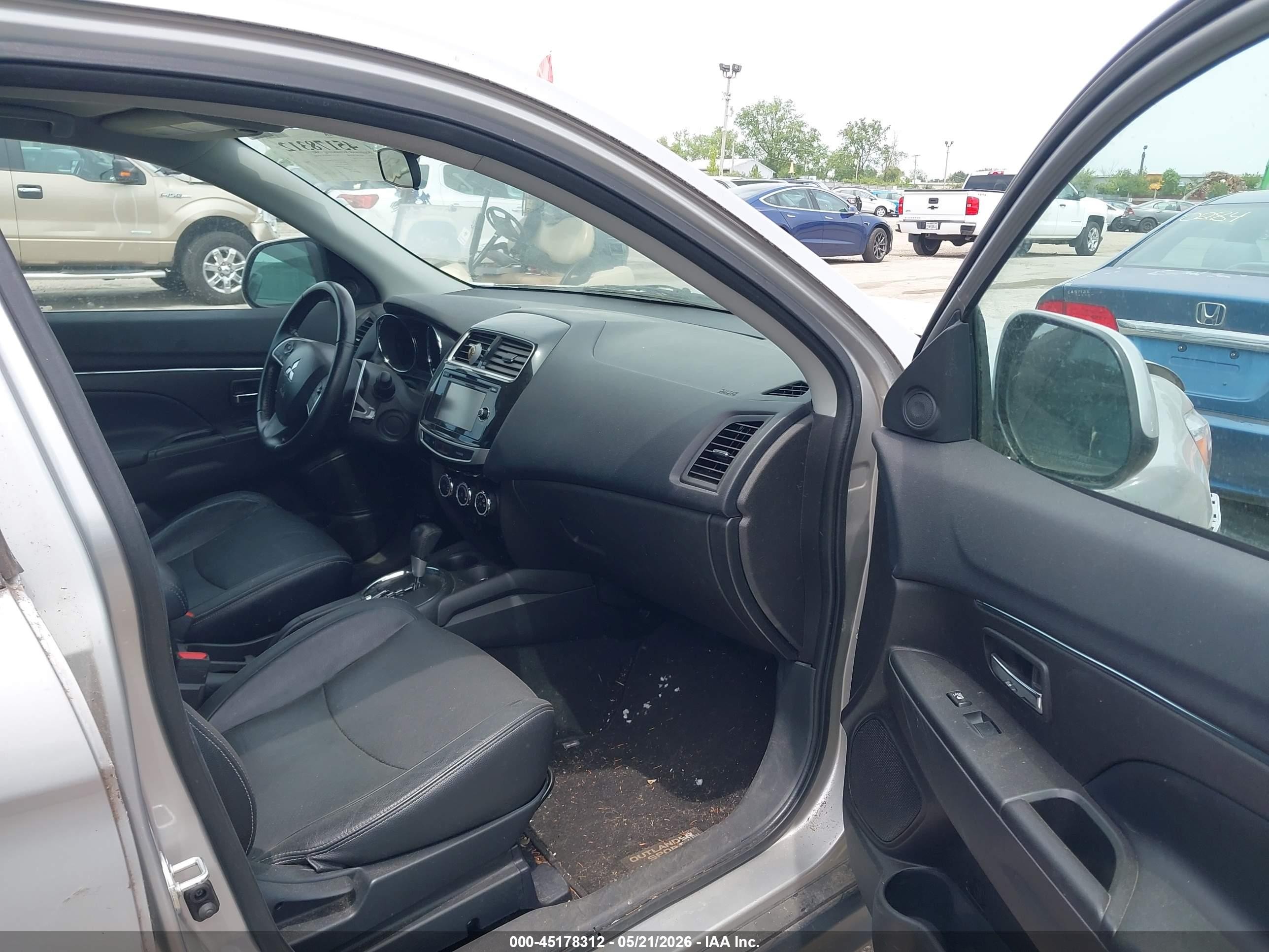 2015 Mitsubishi Outlander Sport Se Silver vin: 4A4AR4AU4FE054280