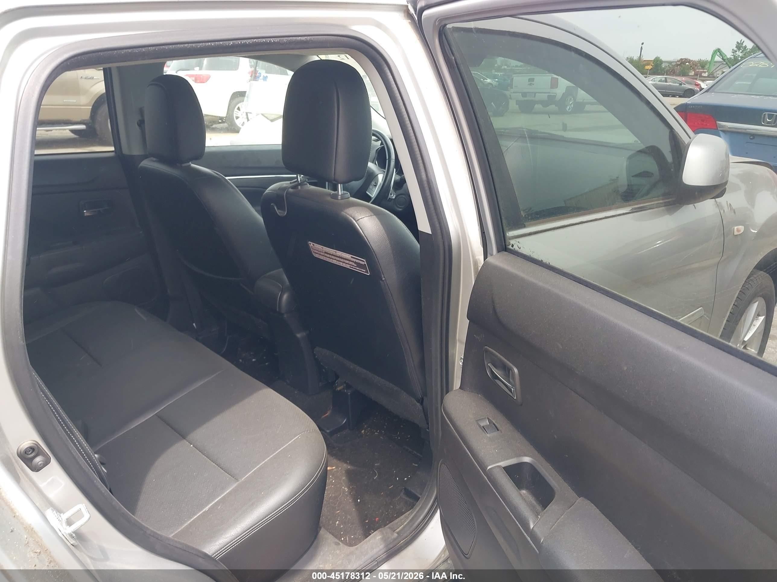 2015 Mitsubishi Outlander Sport Se Silver vin: 4A4AR4AU4FE054280