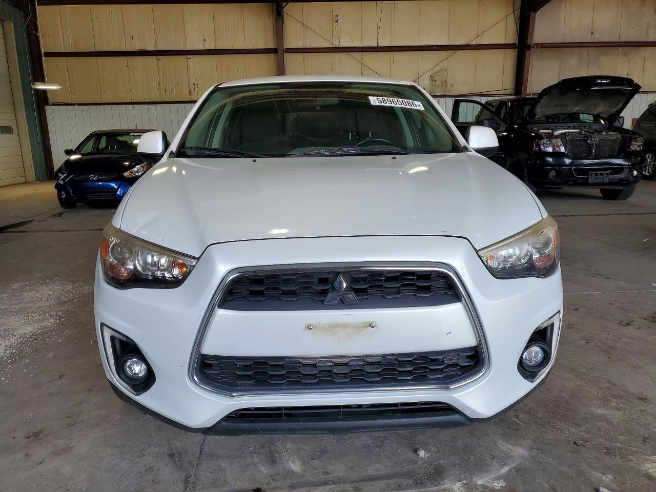 2015 Mitsubishi Outlander Sport Se White vin: 4A4AR4AU5FE020817