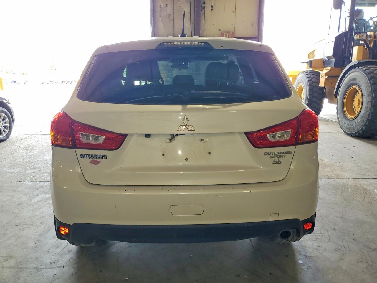 2015 Mitsubishi Outlander Sport Se White vin: 4A4AR4AU5FE020817