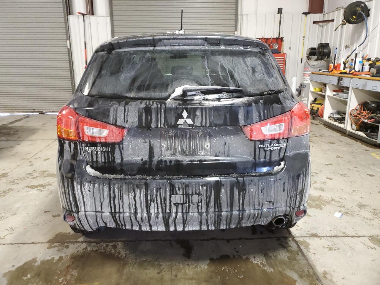 2015 Mitsubishi Outlander Sport Se Черный vin: 4A4AR4AU5FE026178