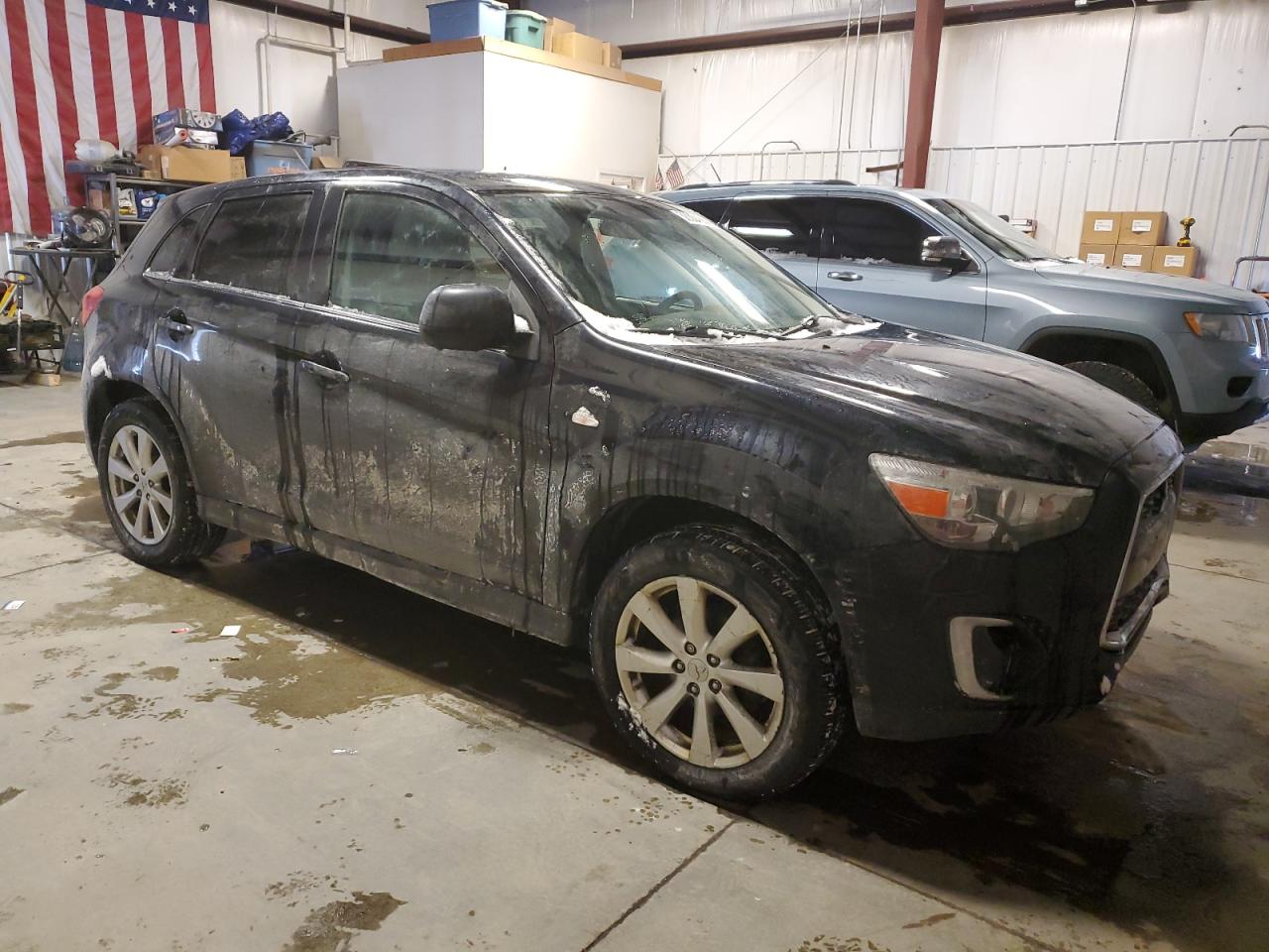 2015 Mitsubishi Outlander Sport Se Черный vin: 4A4AR4AU5FE026178