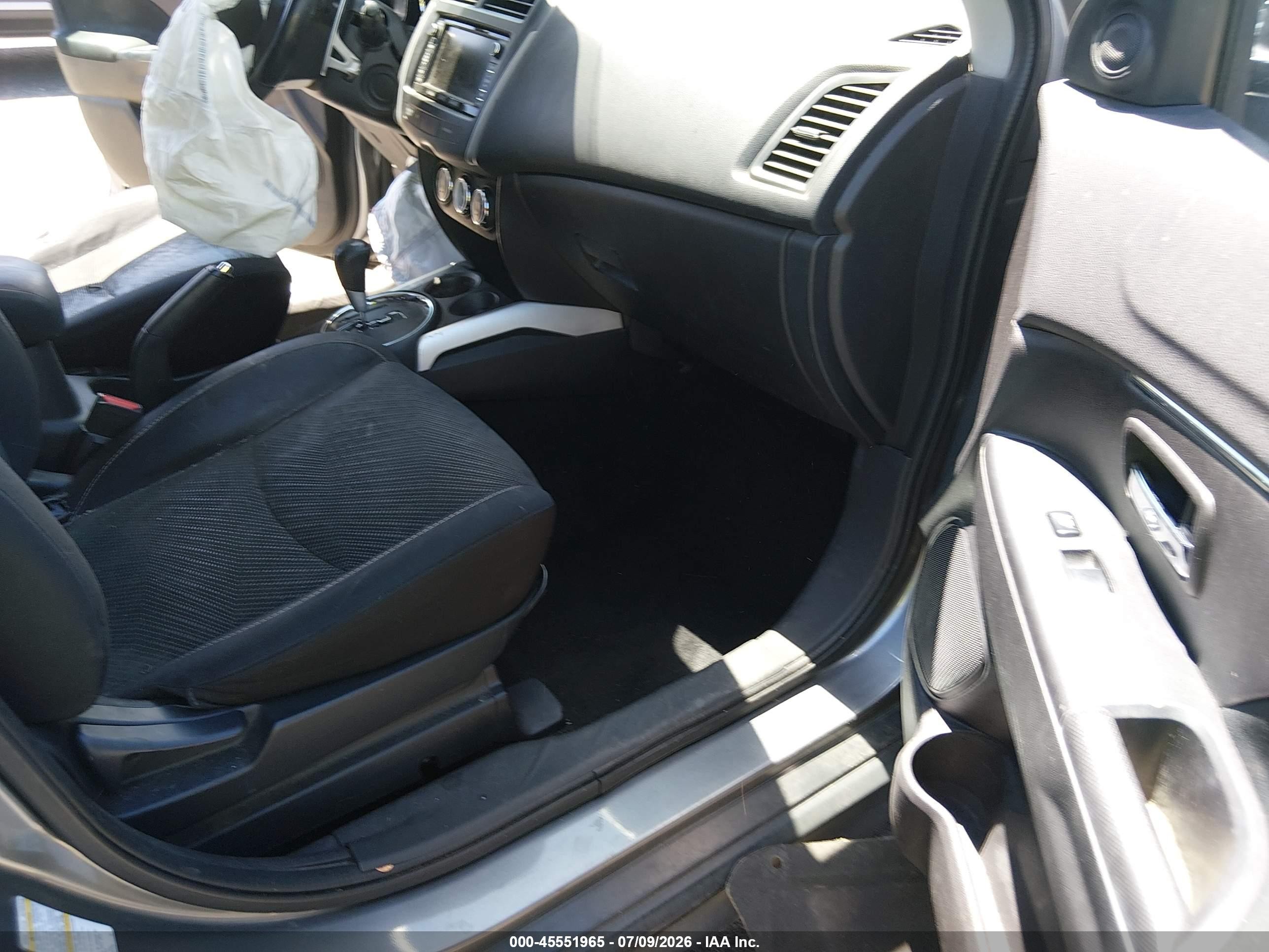 2014 Mitsubishi Outlander Sport Se Silver vin: 4A4AR4AU6EE017391