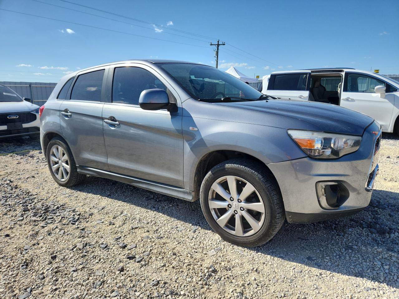 2015 Mitsubishi Outlander Sport Se Gray vin: 4A4AR4AU6FE038646
