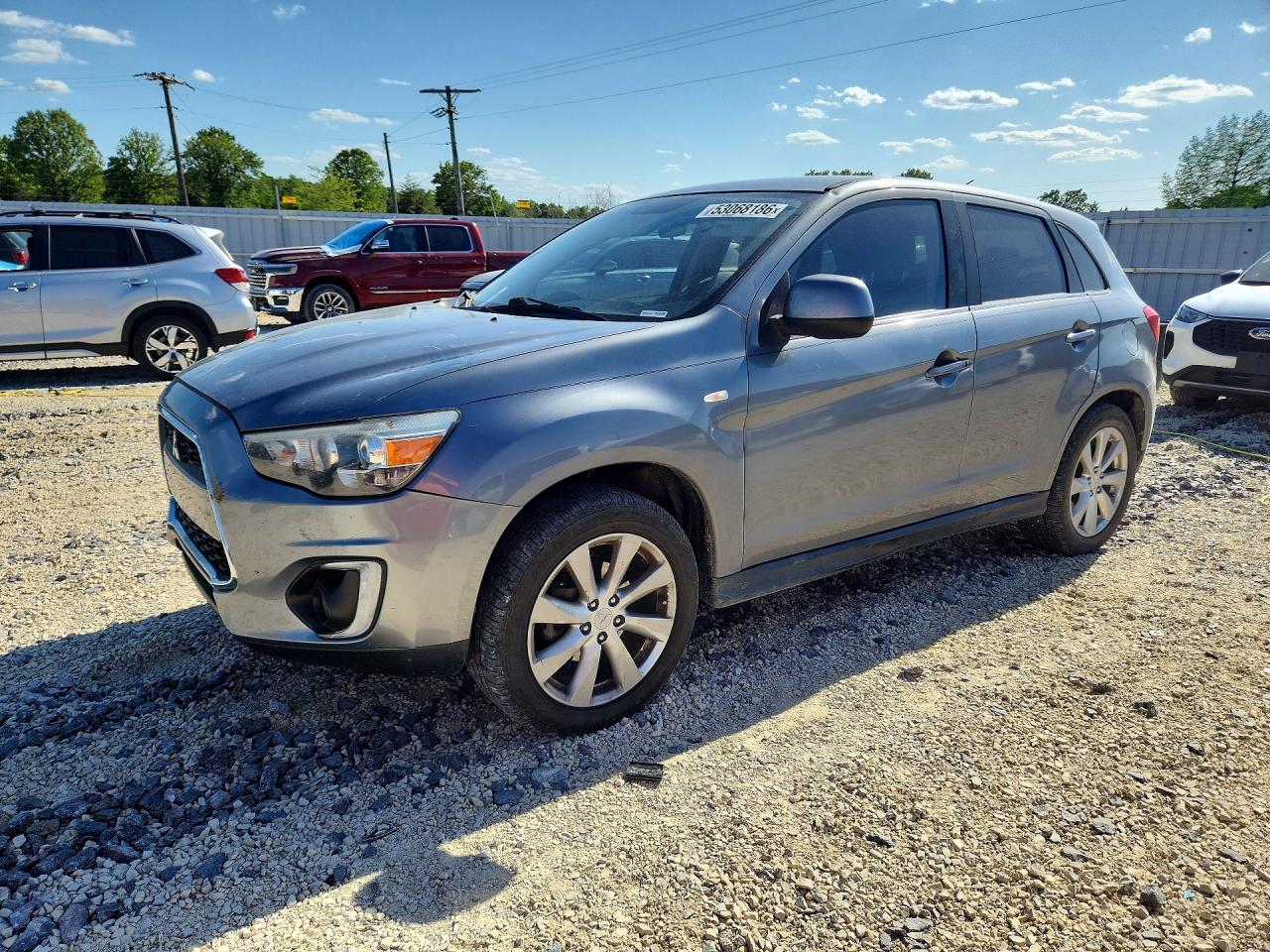 2015 Mitsubishi Outlander Sport Se Gray vin: 4A4AR4AU6FE038646