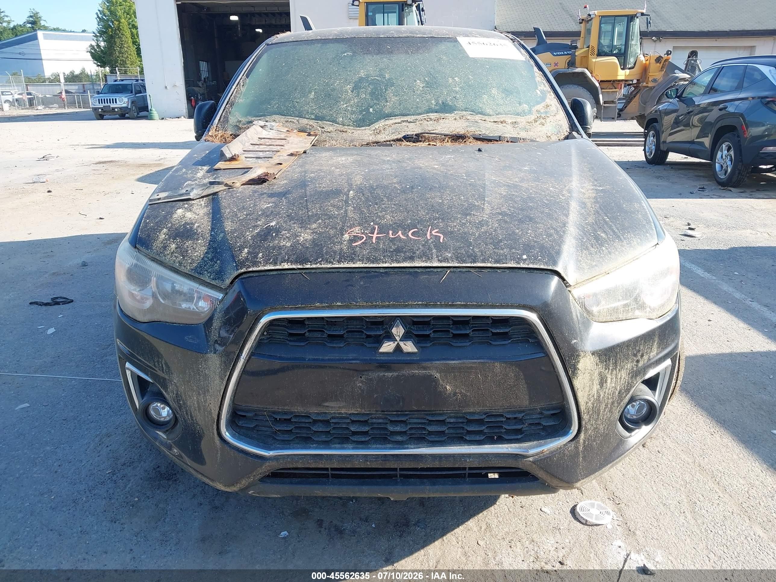 2014 Mitsubishi Outlander Sport Se Черный vin: 4A4AR4AU7EE005735