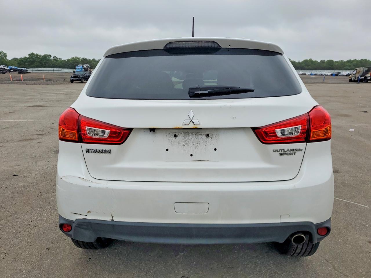 2015 Mitsubishi Outlander Sport Se White vin: 4A4AR4AU7FE008541
