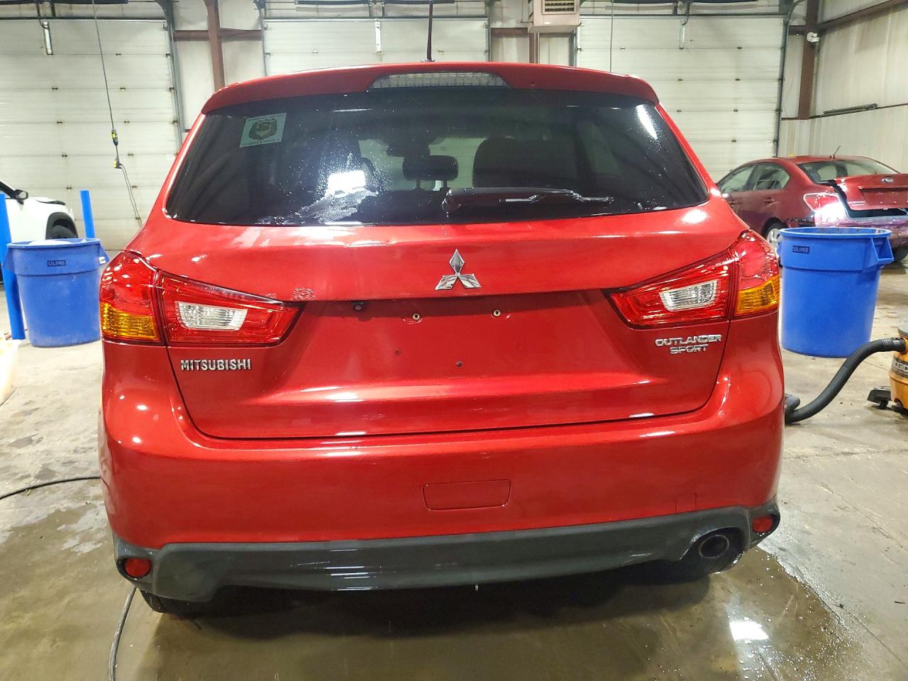 2015 Mitsubishi Outlander Sport Se Red vin: 4A4AR4AU7FE016994