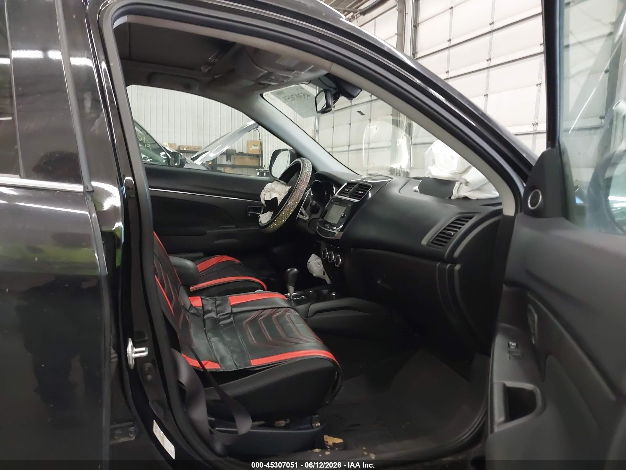 2015 Mitsubishi Outlander Sport Se Black vin: 4A4AR4AU7FE025324