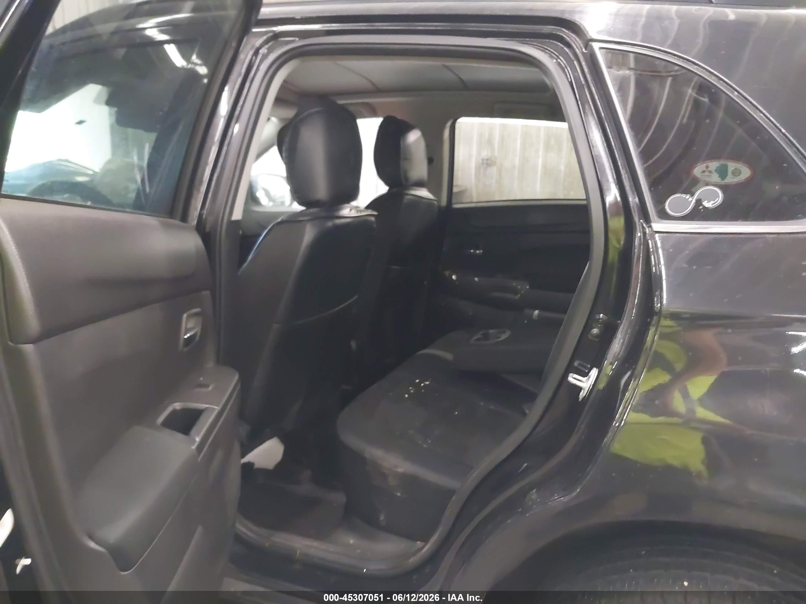 2015 Mitsubishi Outlander Sport Se Black vin: 4A4AR4AU7FE025324