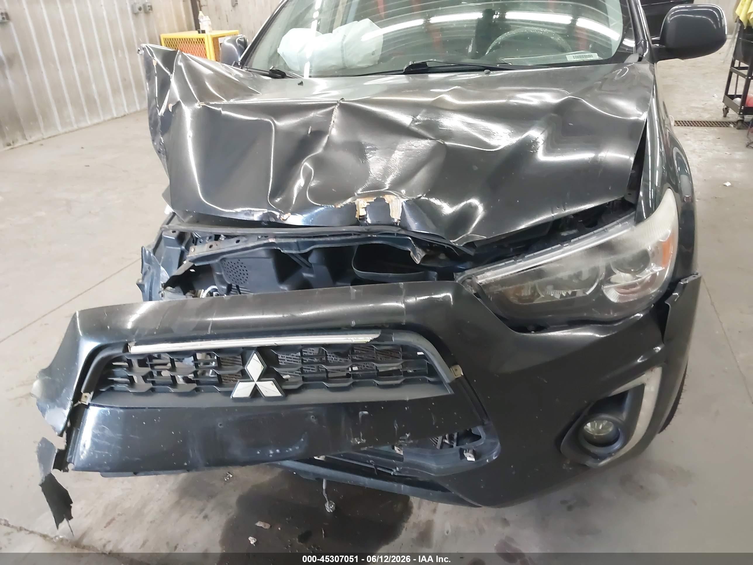 2015 Mitsubishi Outlander Sport Se Black vin: 4A4AR4AU7FE025324