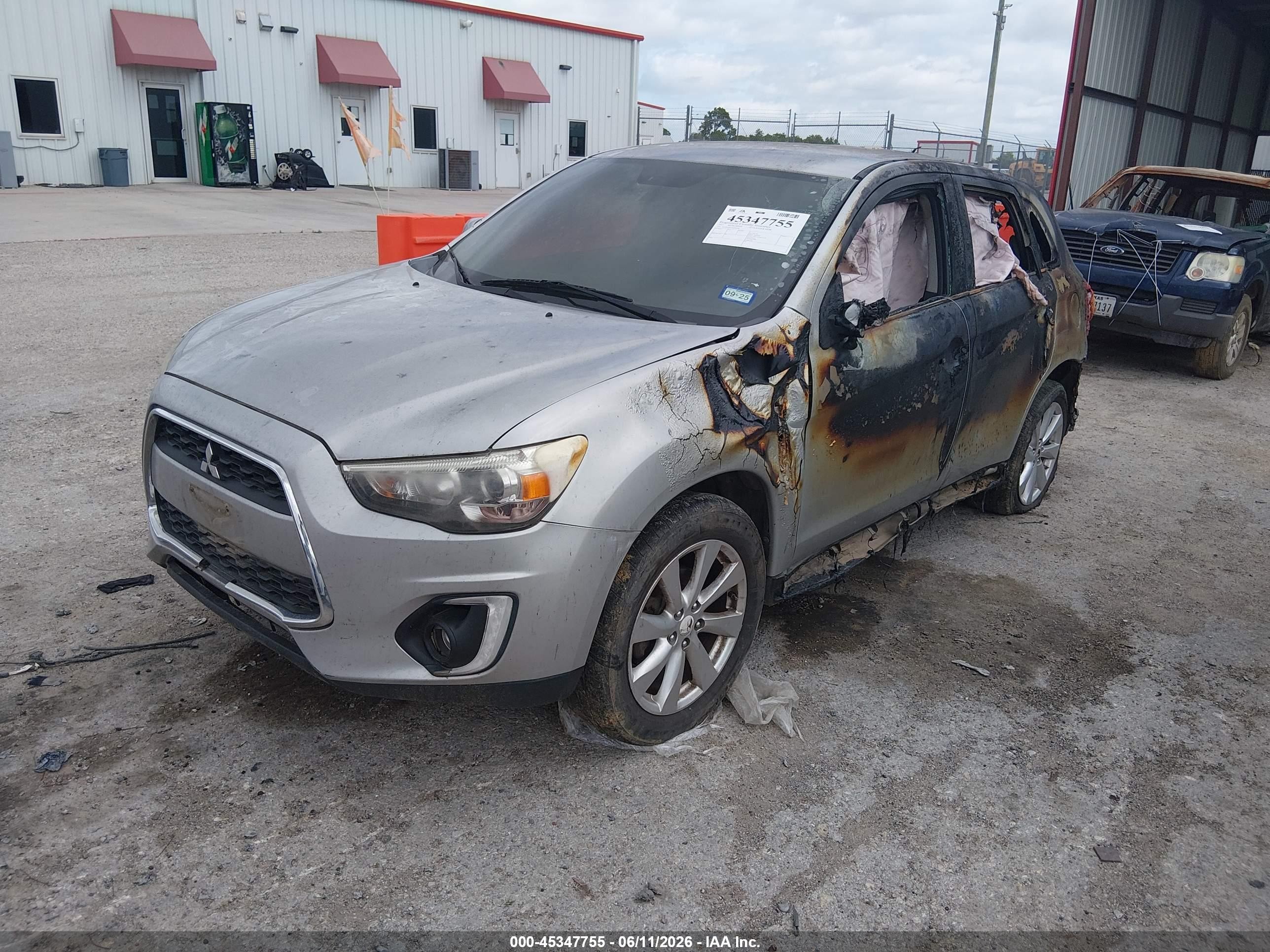 2015 Mitsubishi Outlander Sport Se Silver vin: 4A4AR4AU7FE039546