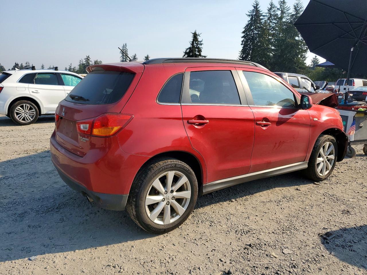 2014 Mitsubishi Outlander Sport Se Red vin: 4A4AR4AU8EE010071