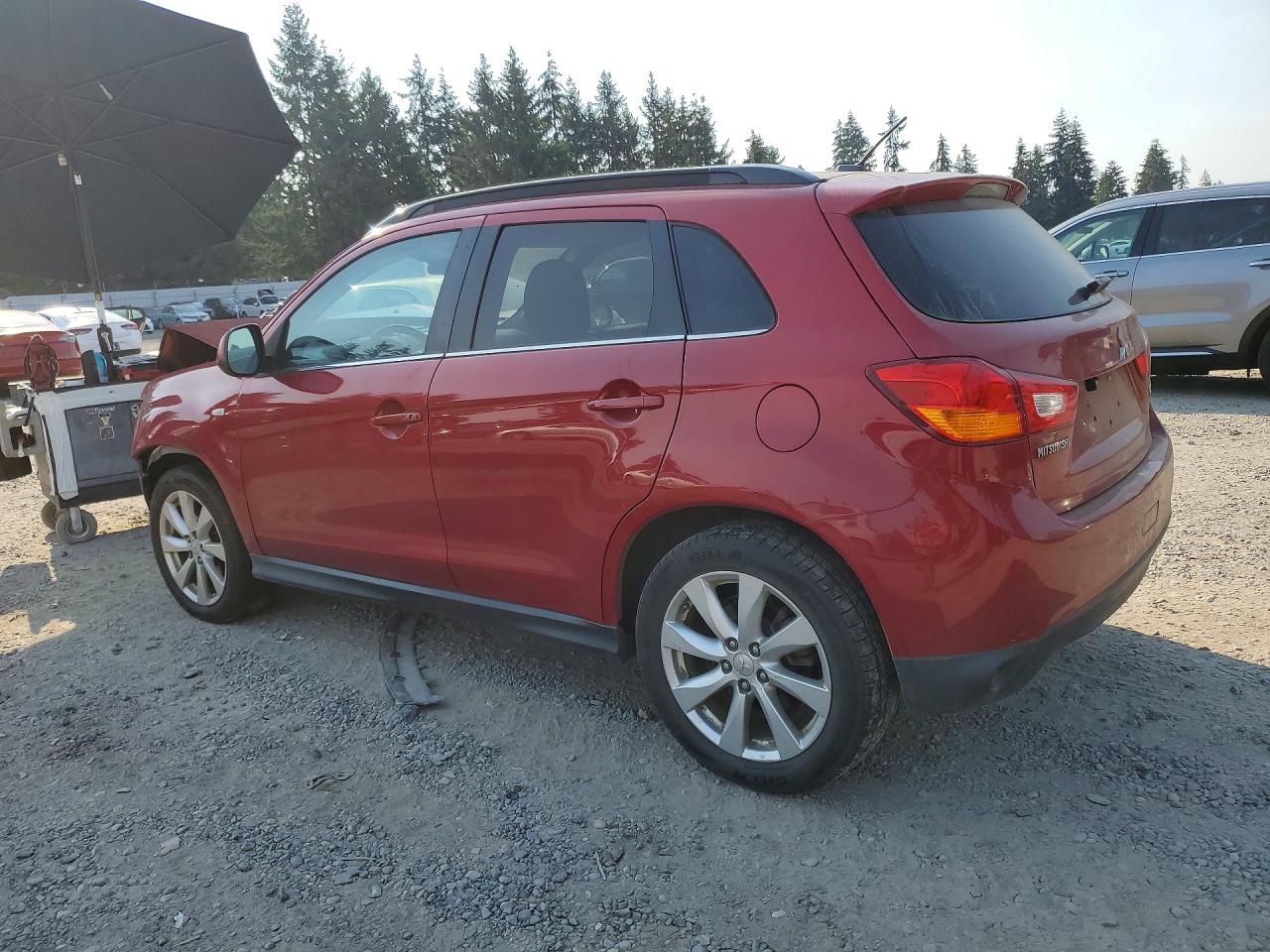 2014 Mitsubishi Outlander Sport Se Red vin: 4A4AR4AU8EE010071