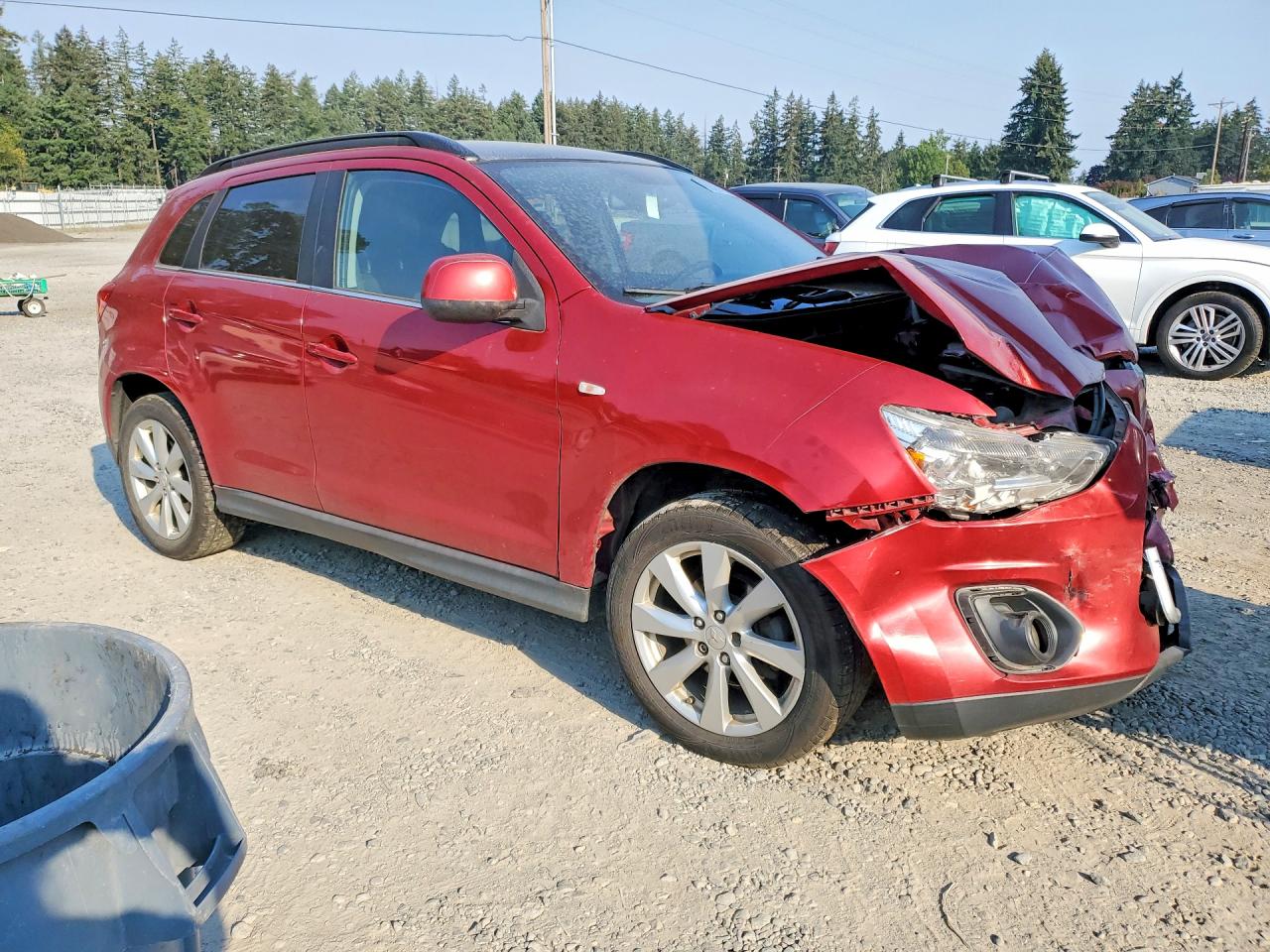 2014 Mitsubishi Outlander Sport Se Red vin: 4A4AR4AU8EE010071