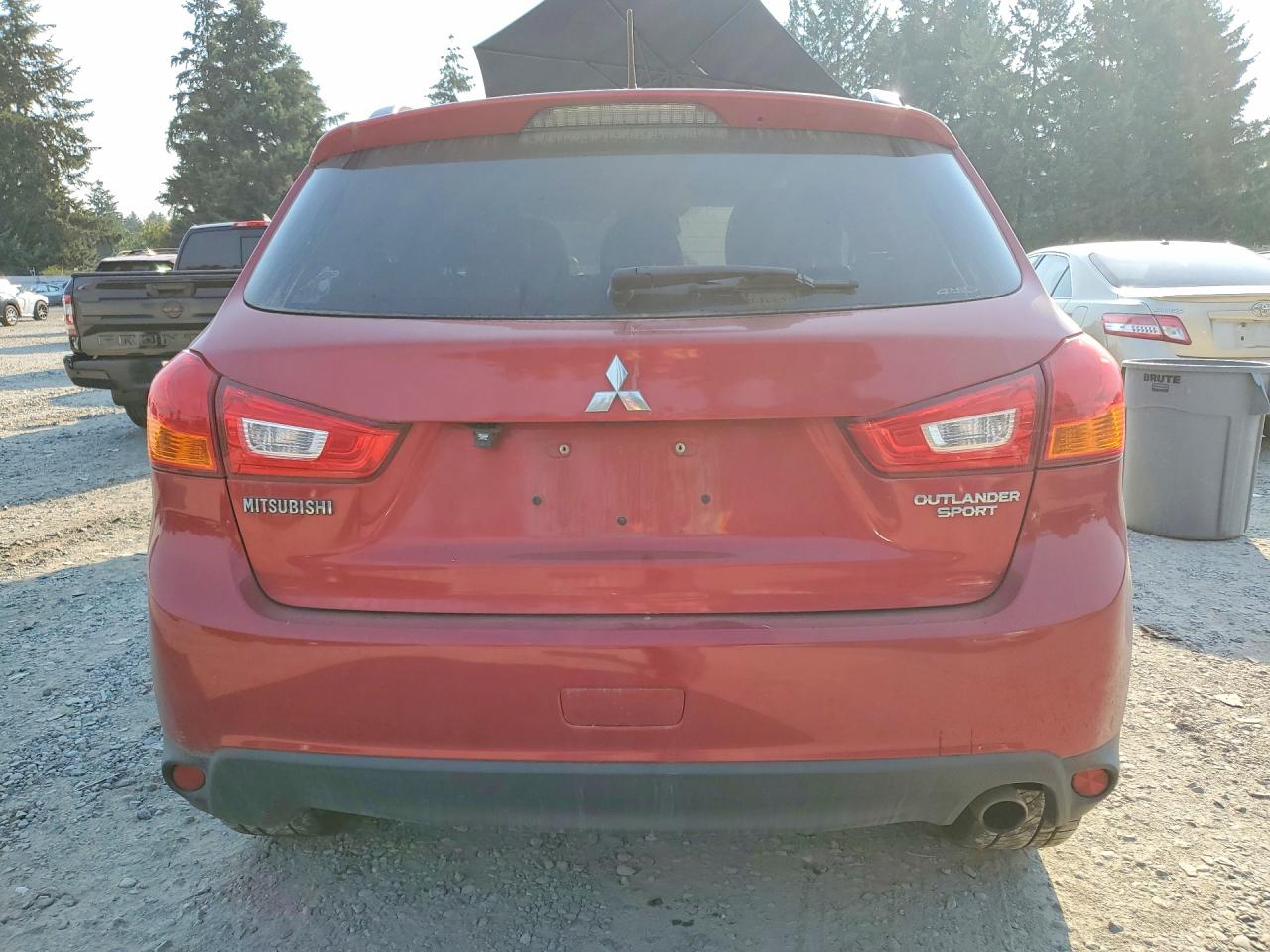 2014 Mitsubishi Outlander Sport Se Red vin: 4A4AR4AU8EE010071