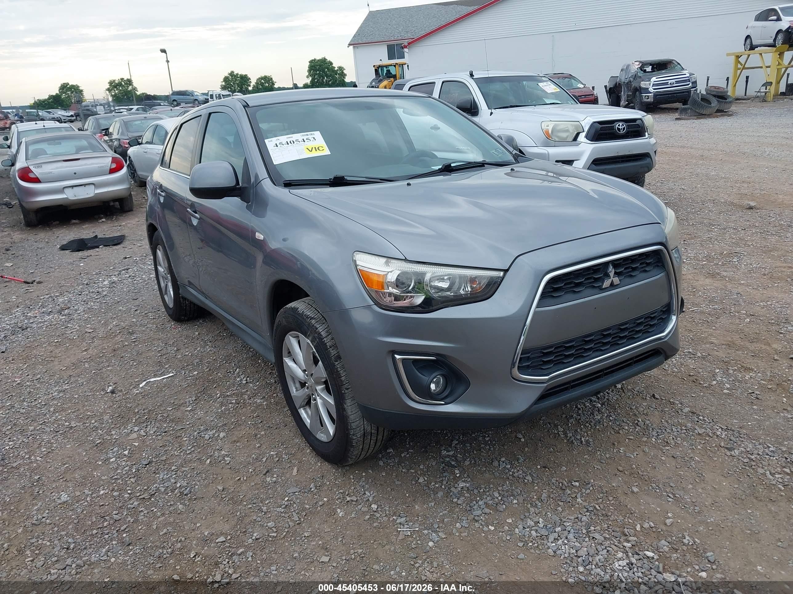 2014 Mitsubishi Outlander Sport Se Gray vin: 4A4AR4AU8EE012211