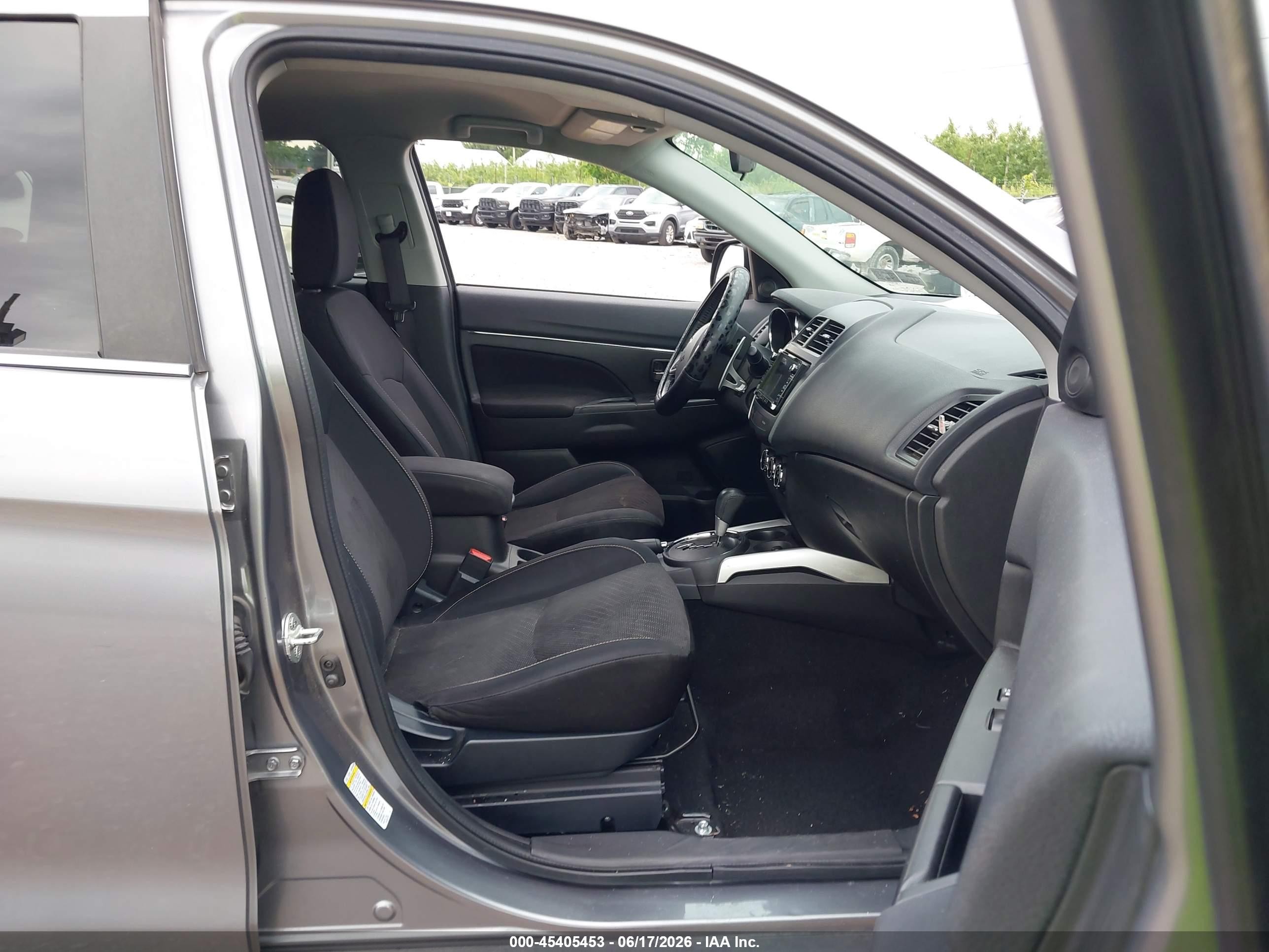 2014 Mitsubishi Outlander Sport Se Gray vin: 4A4AR4AU8EE012211