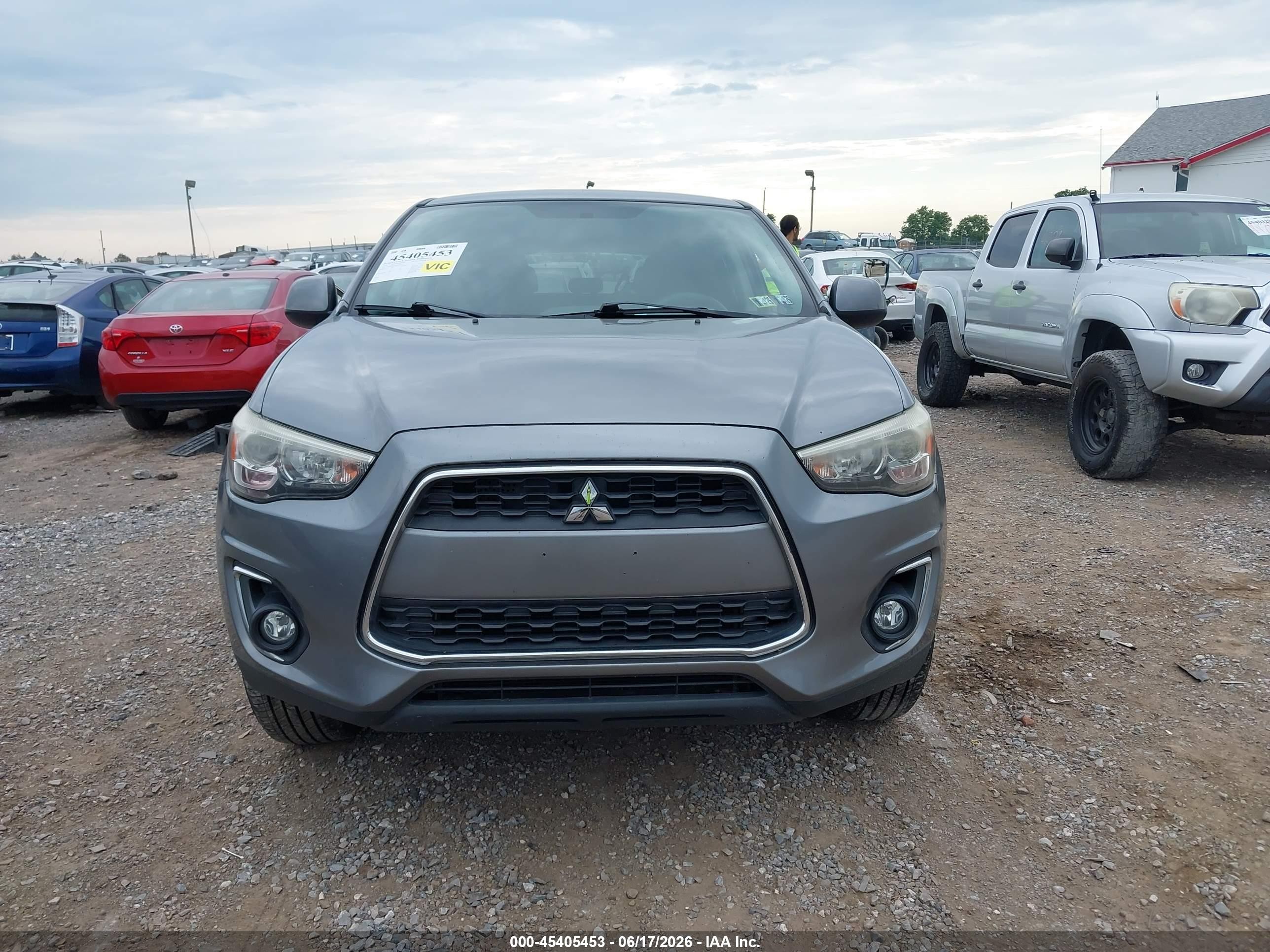 2014 Mitsubishi Outlander Sport Se Gray vin: 4A4AR4AU8EE012211