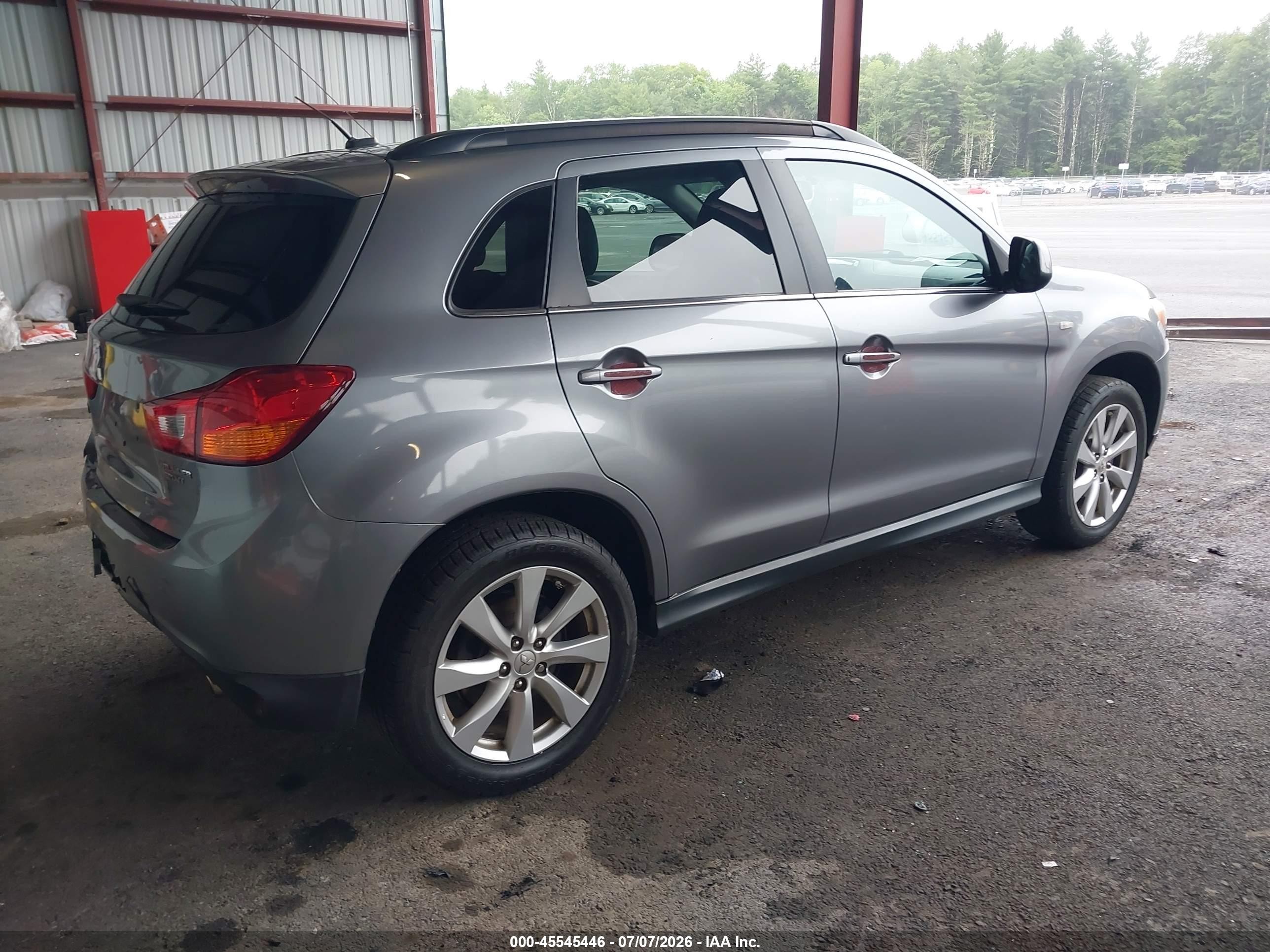 2014 Mitsubishi Outlander Sport Se Silver vin: 4A4AR4AU8EE019191