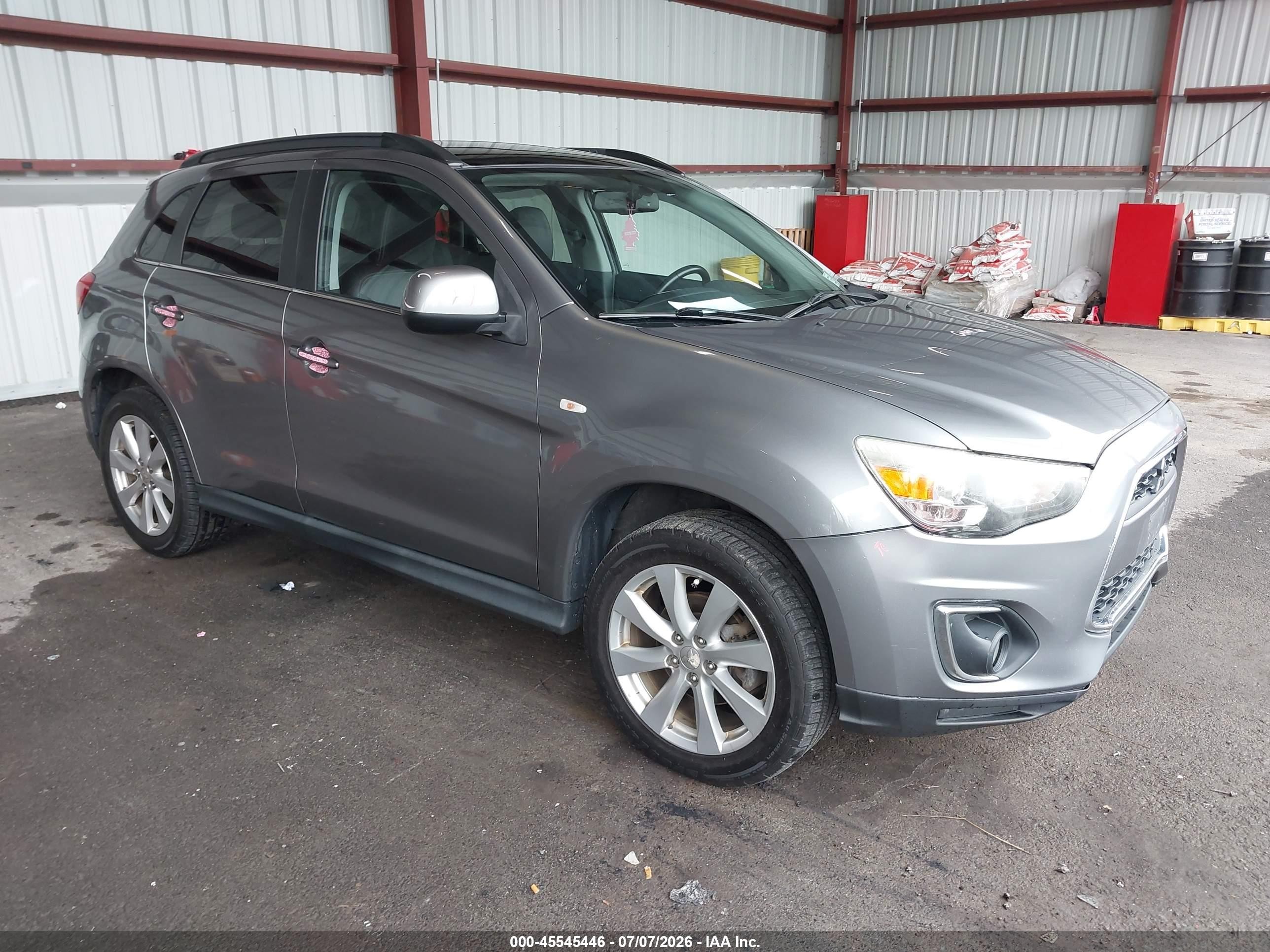 2014 Mitsubishi Outlander Sport Se Silver vin: 4A4AR4AU8EE019191