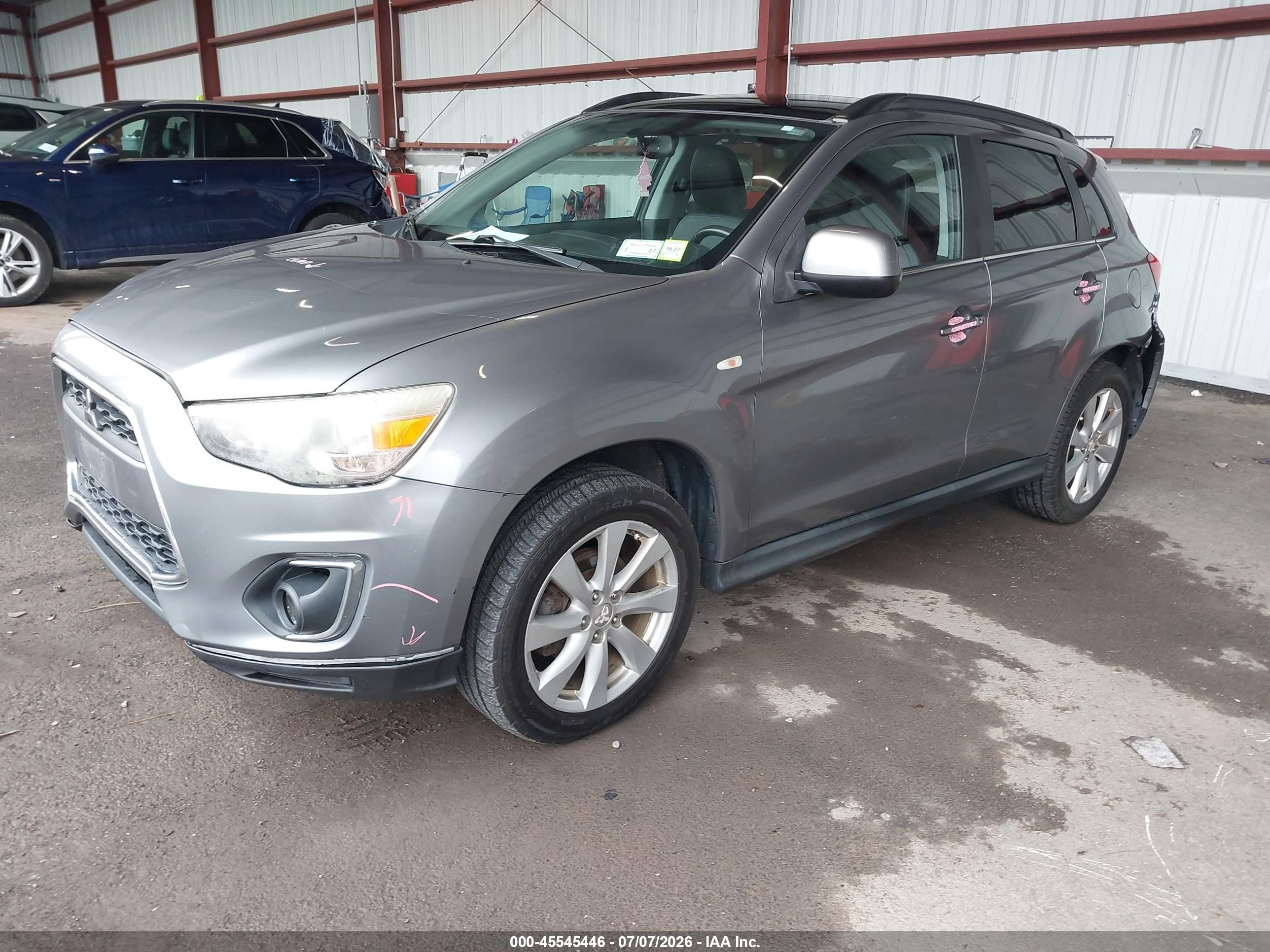 2014 Mitsubishi Outlander Sport Se Silver vin: 4A4AR4AU8EE019191