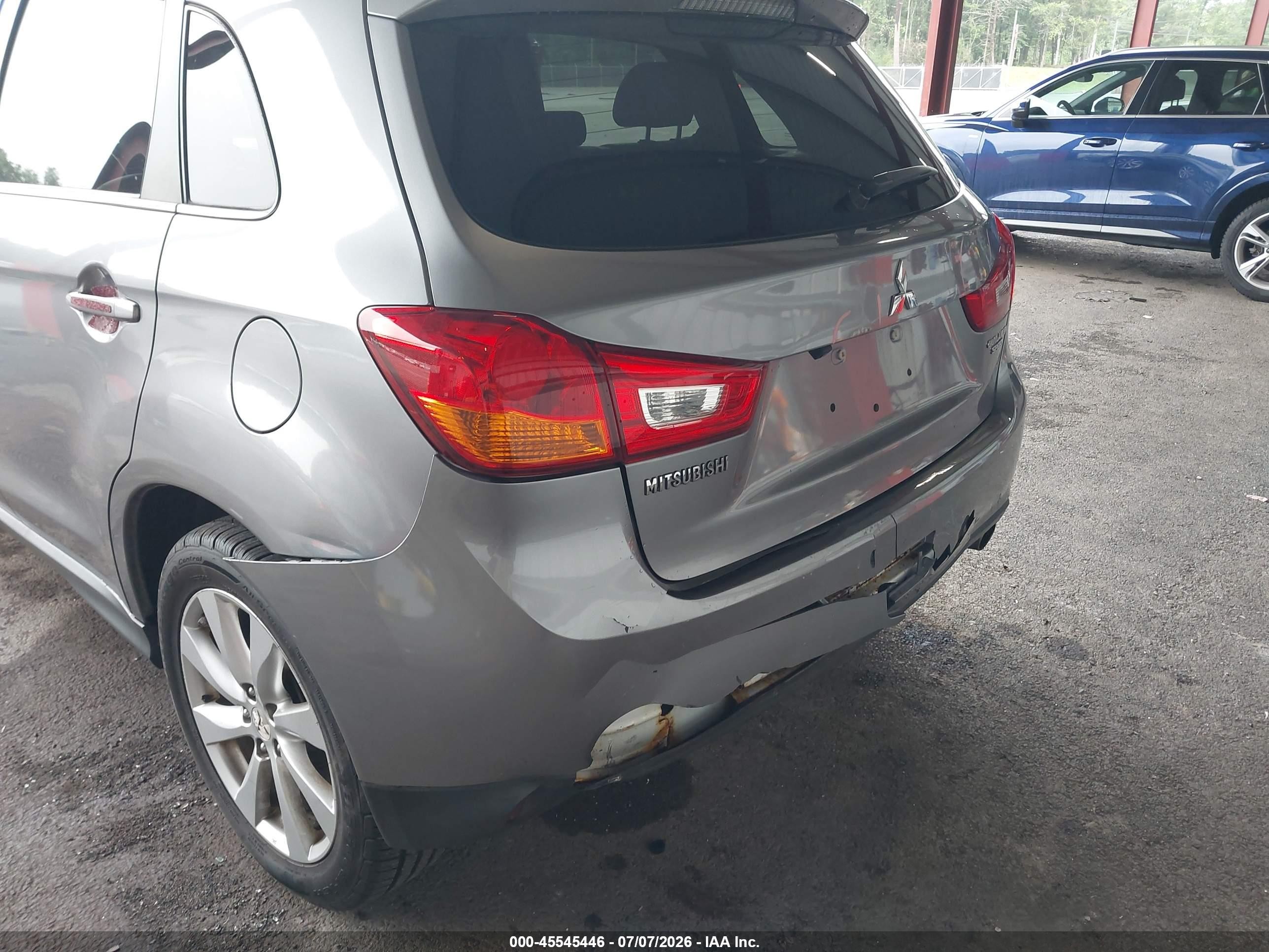 2014 Mitsubishi Outlander Sport Se Silver vin: 4A4AR4AU8EE019191
