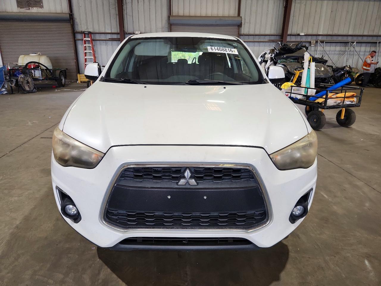 2014 Mitsubishi Outlander Sport Se White vin: 4A4AR4AU8EE021300