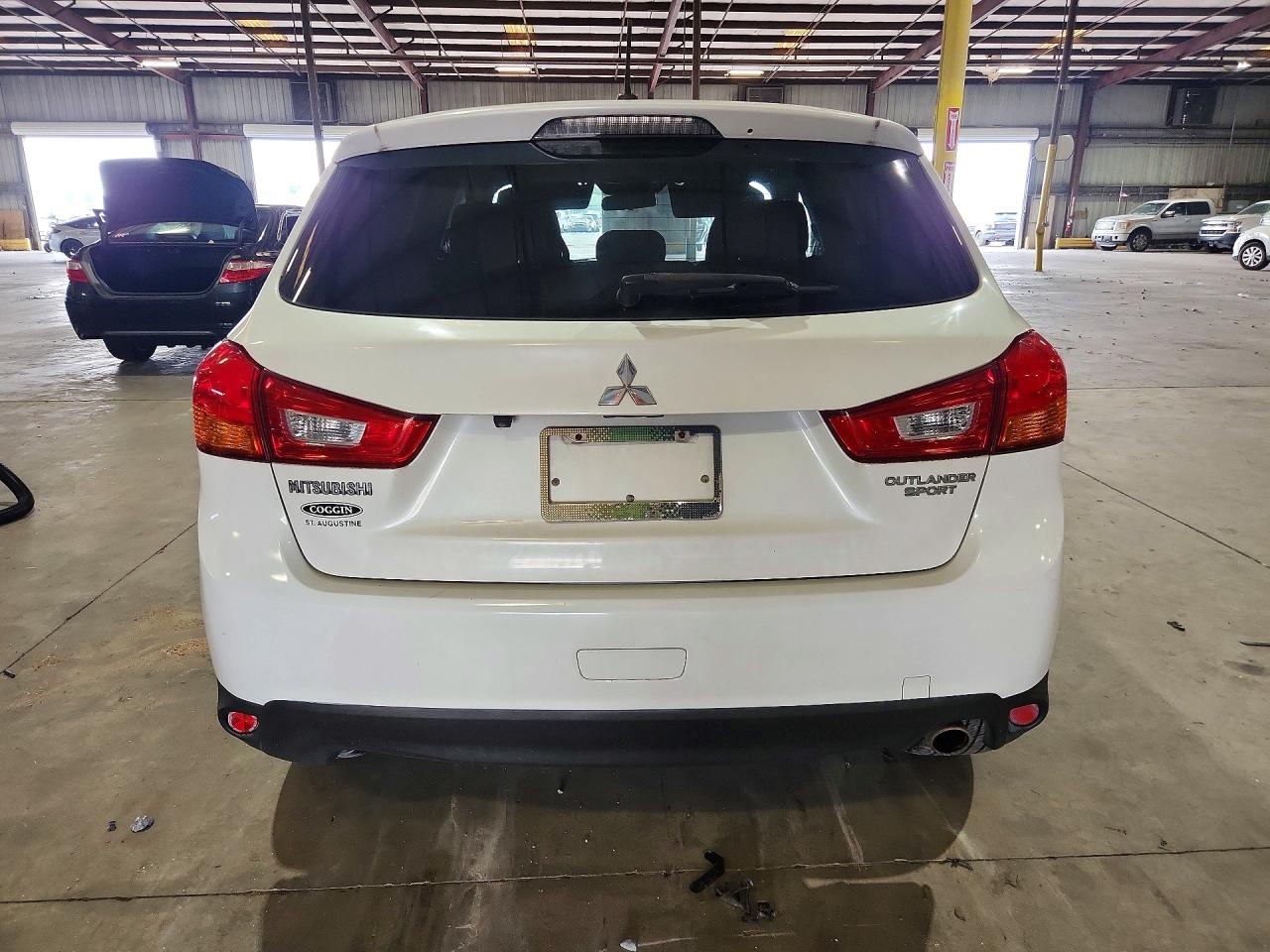 2014 Mitsubishi Outlander Sport Se White vin: 4A4AR4AU8EE021300