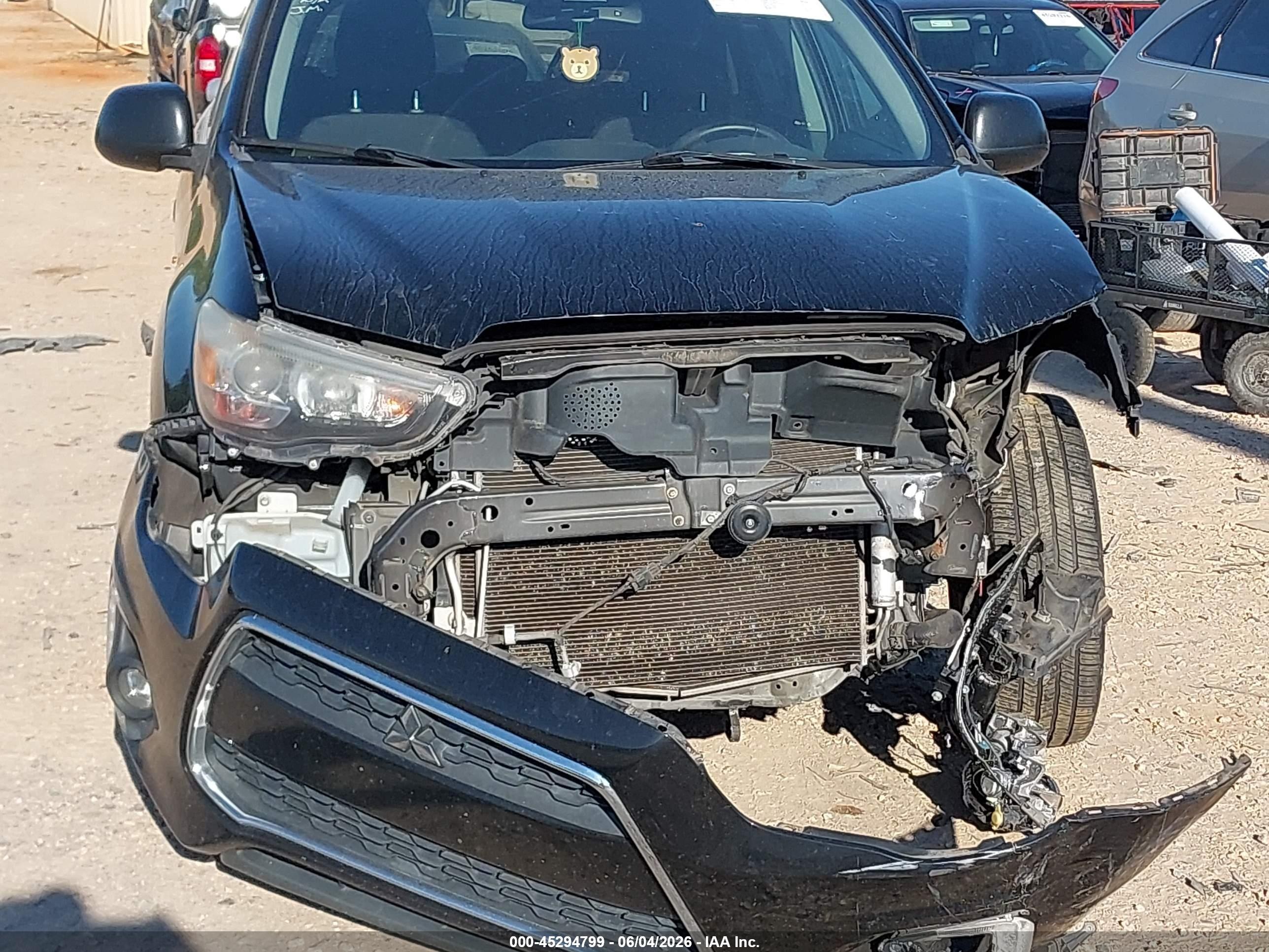 2015 Mitsubishi Outlander Sport Se Black vin: 4A4AR4AU8FE049146