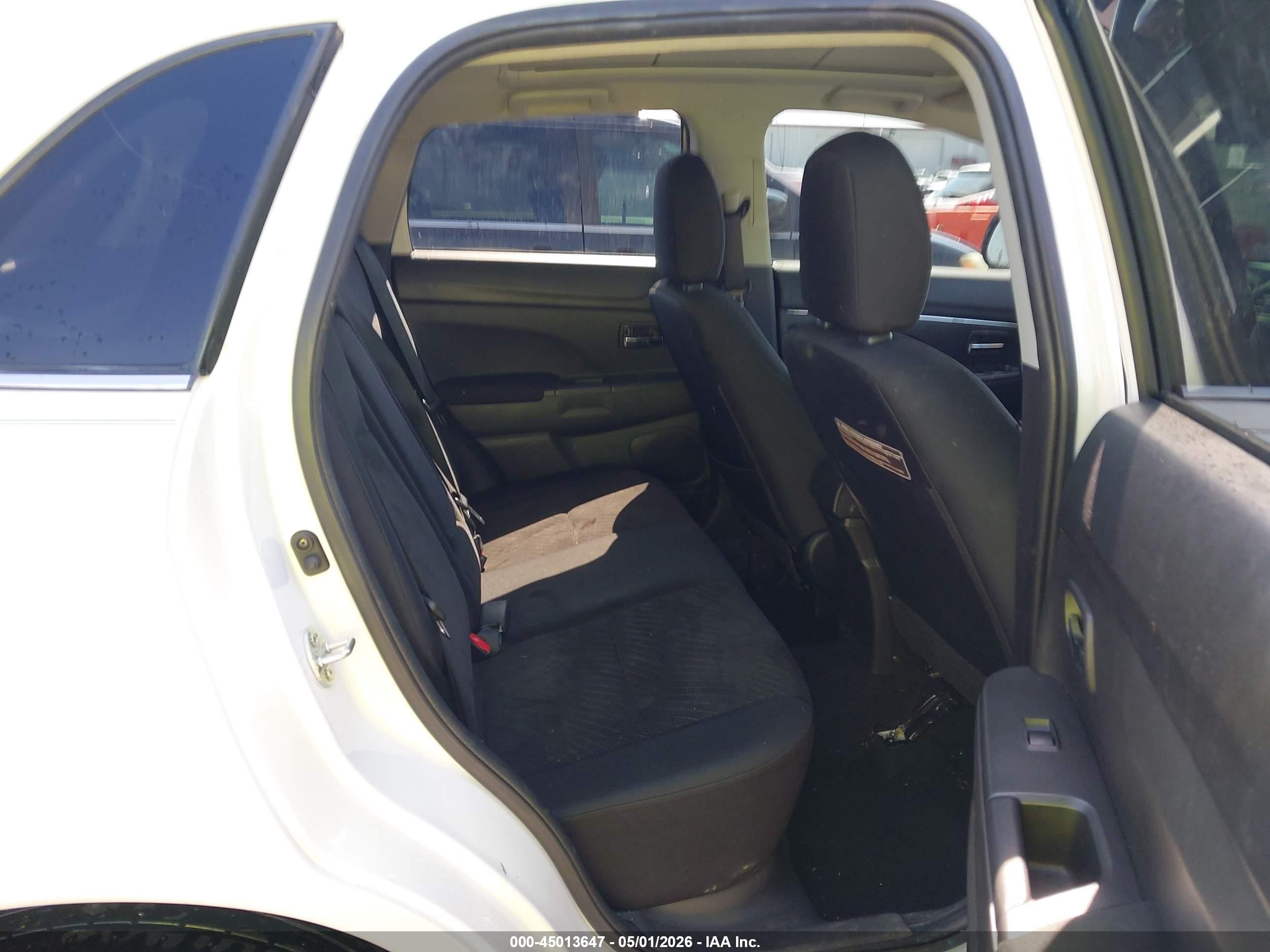2014 Mitsubishi Outlander Sport Se White vin: 4A4AR4AU9EE015165