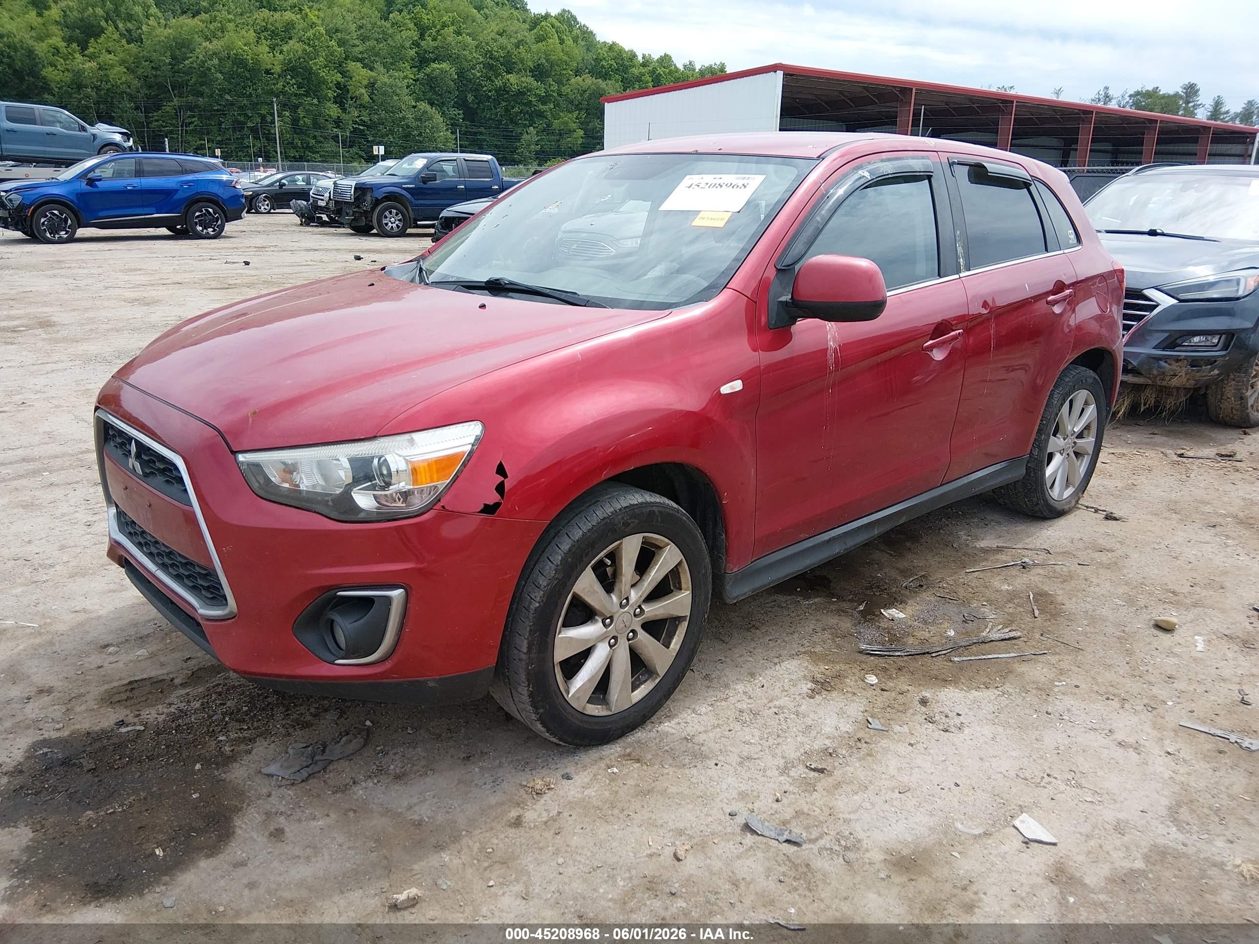2014 Mitsubishi Outlander Sport Se Red vin: 4A4AR4AU9EE019085