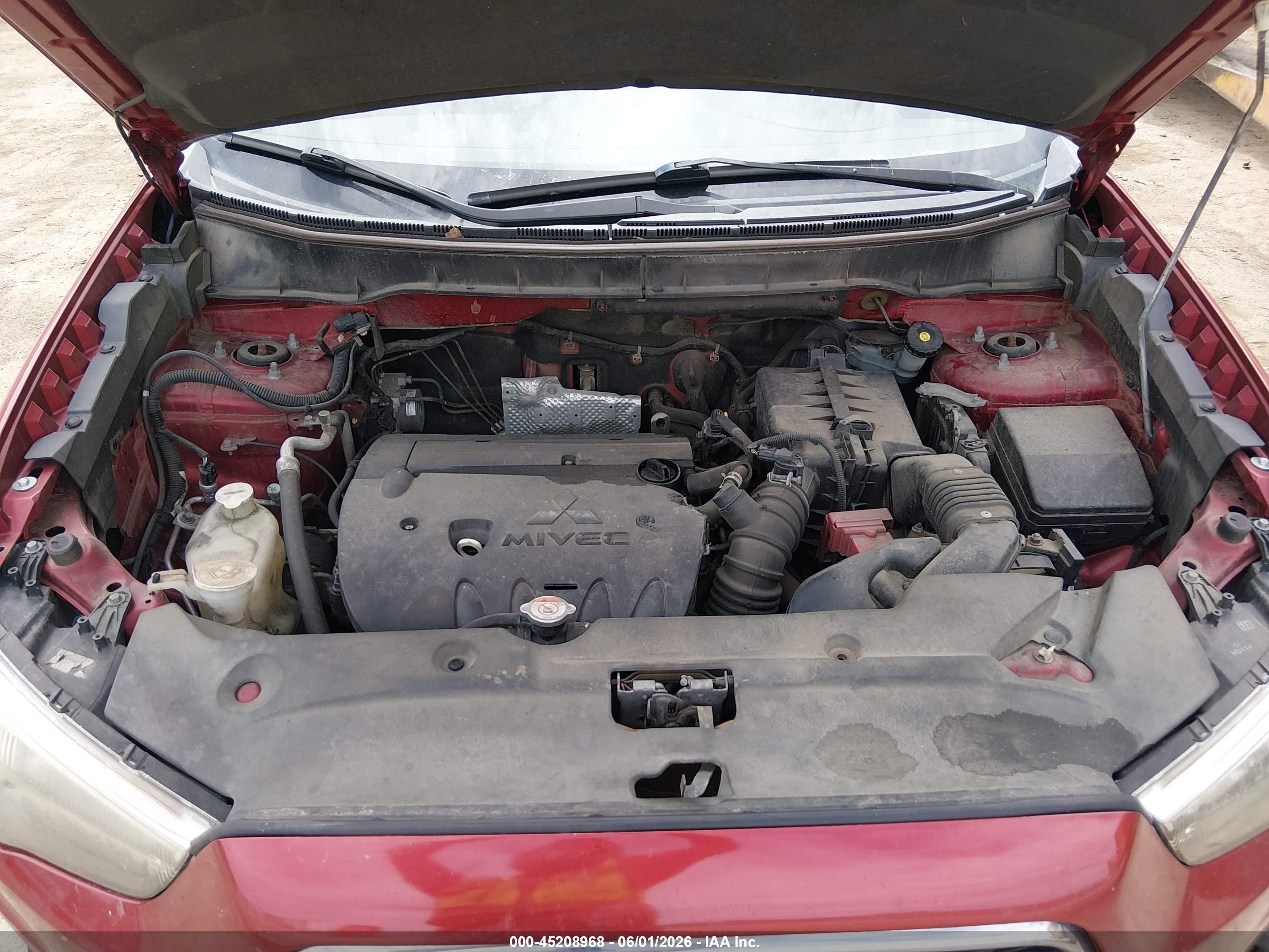 2014 Mitsubishi Outlander Sport Se Red vin: 4A4AR4AU9EE019085