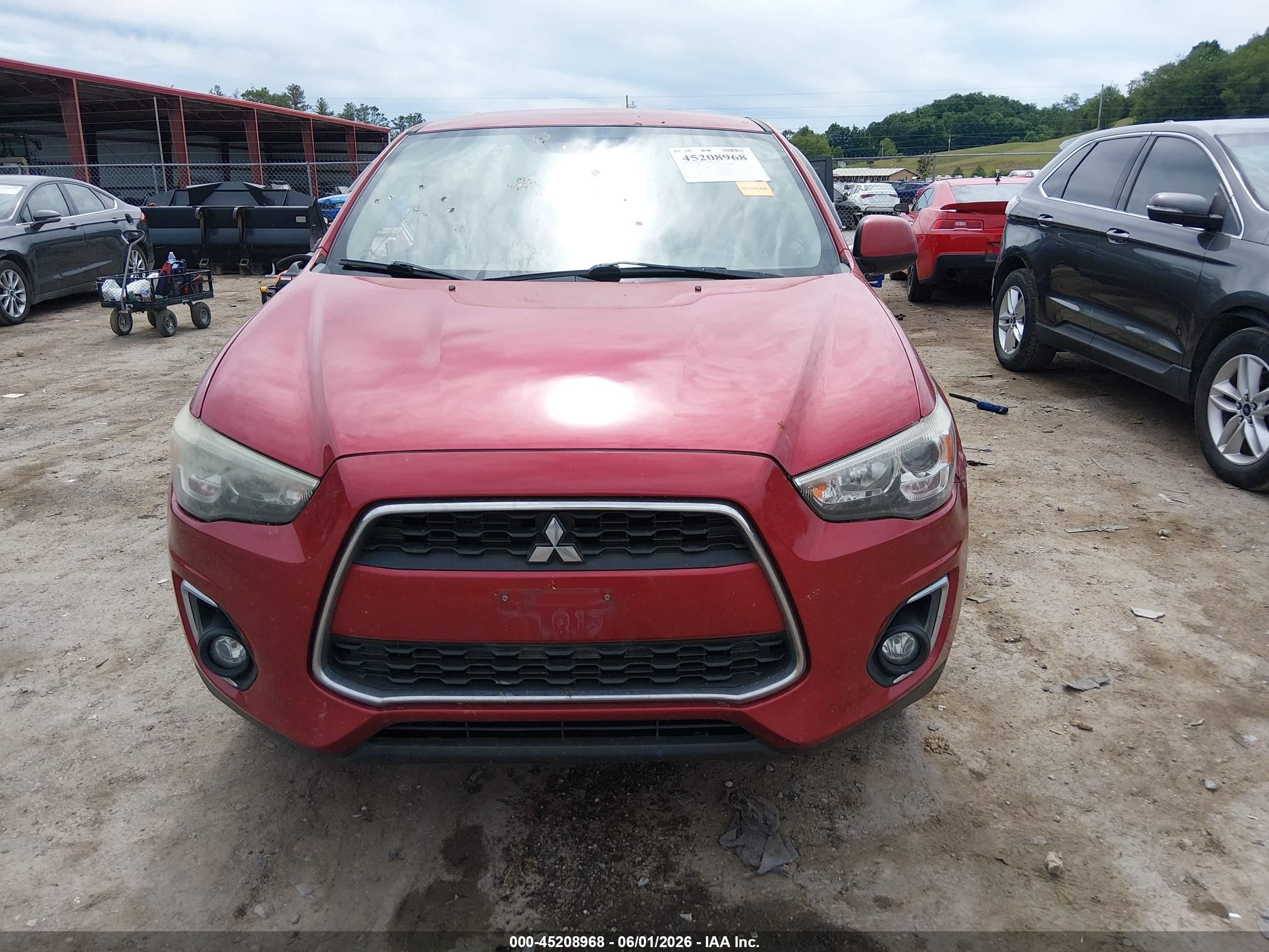 2014 Mitsubishi Outlander Sport Se Red vin: 4A4AR4AU9EE019085