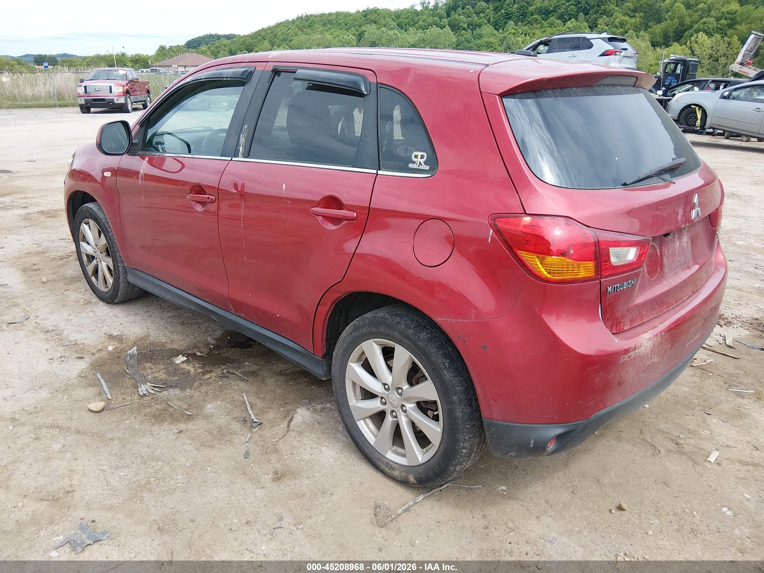 2014 Mitsubishi Outlander Sport Se Red vin: 4A4AR4AU9EE019085