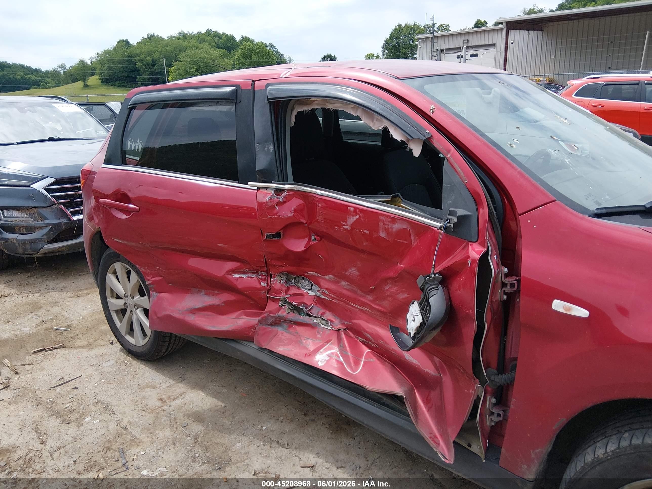 2014 Mitsubishi Outlander Sport Se Red vin: 4A4AR4AU9EE019085
